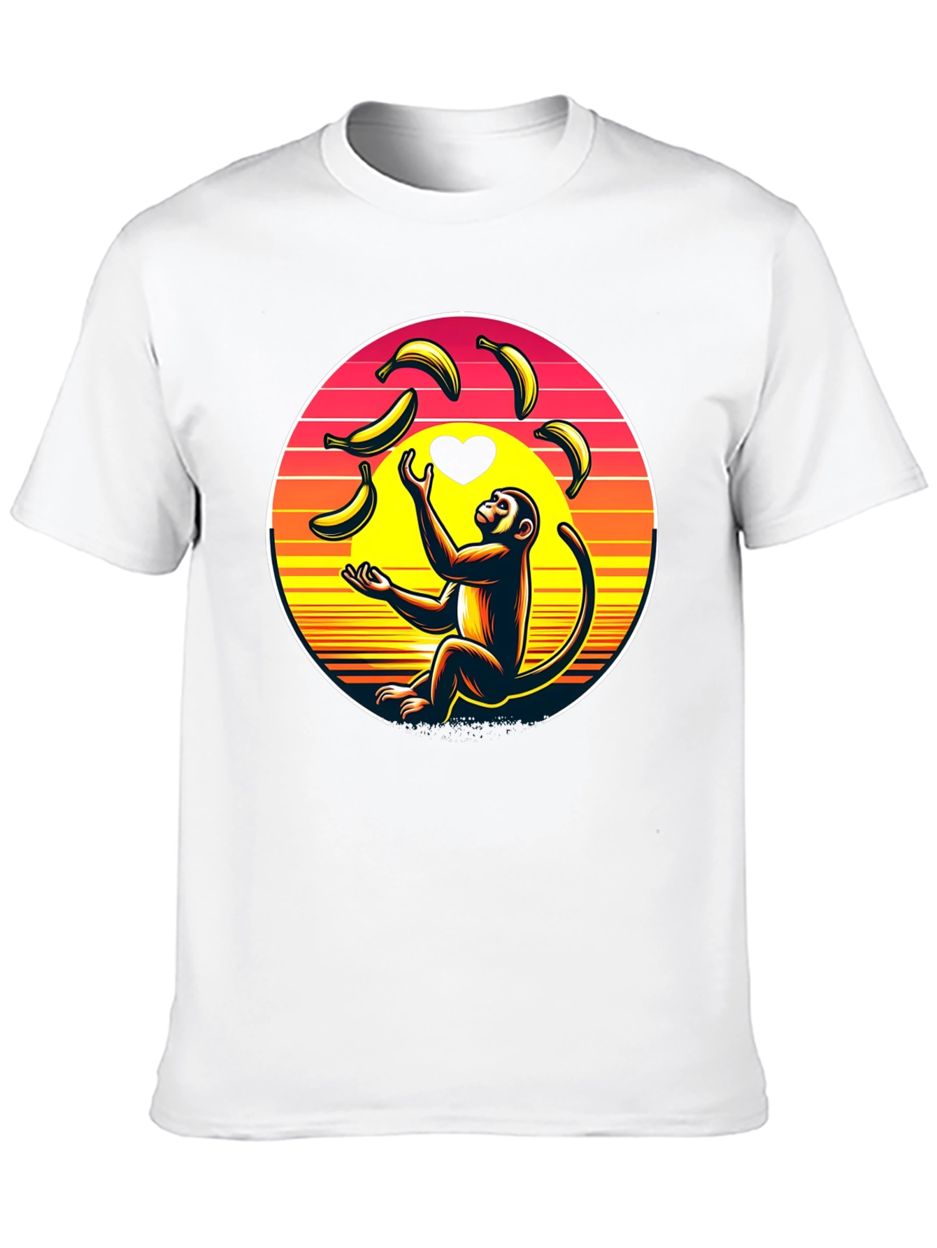 Monkey Banana Juggling Graphic Tee