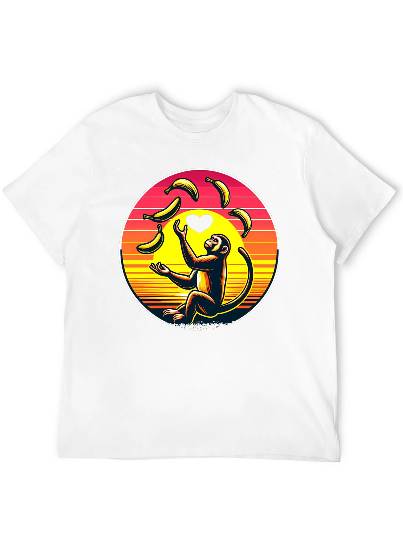 Monkey Banana Juggling Graphic Tee