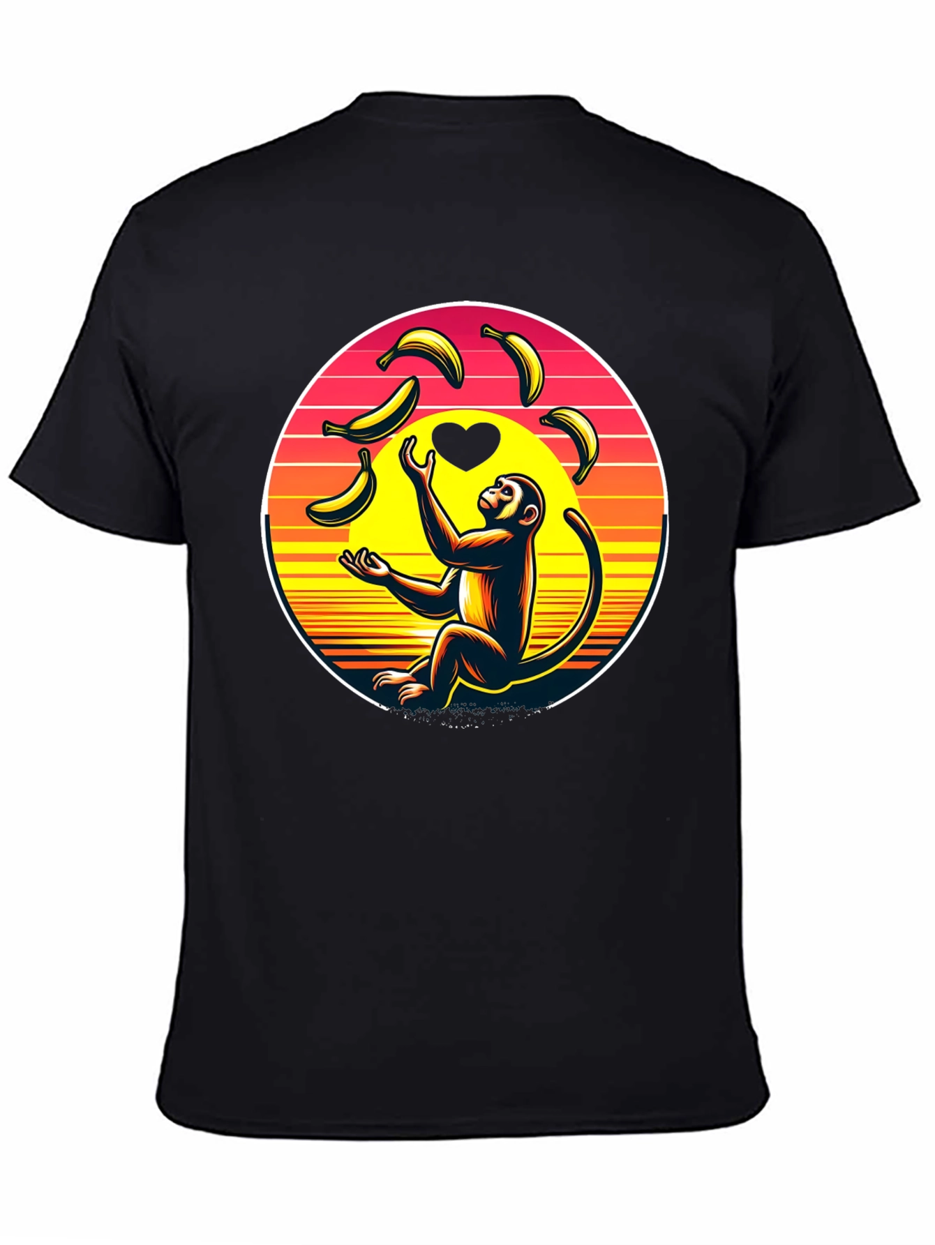 Monkey Banana Juggling Graphic Tee