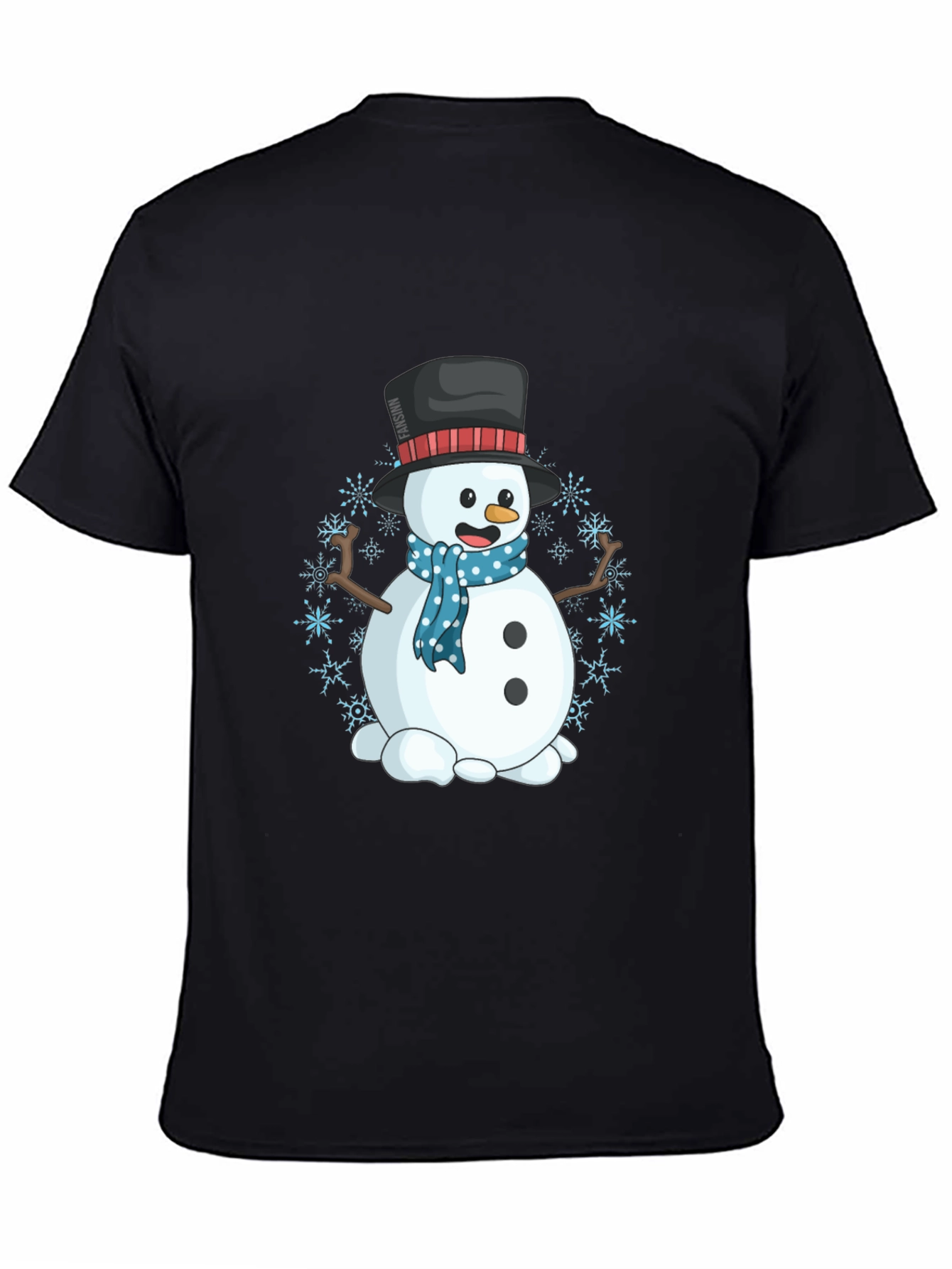 Snowman Graphic Tee - Festive Winter Shirt