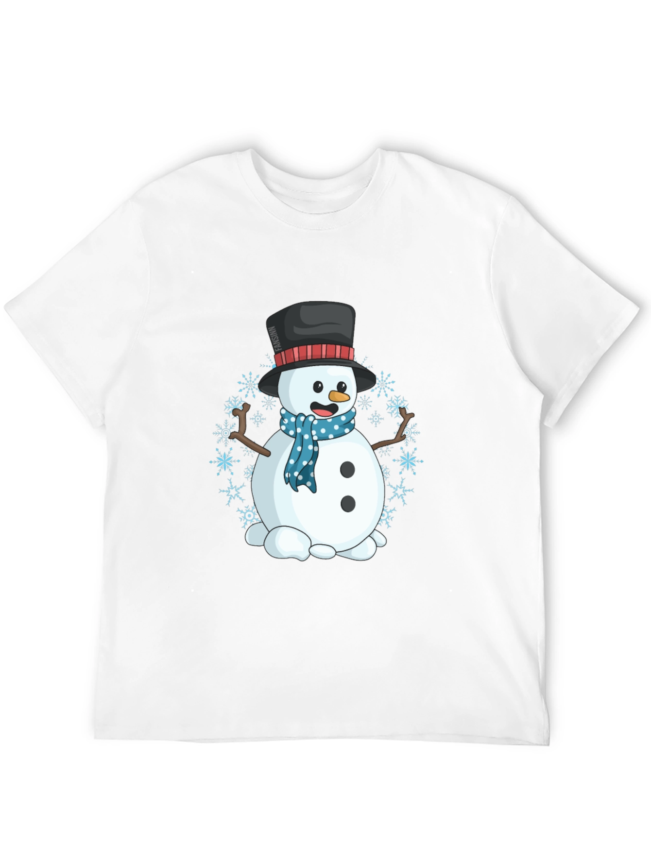 Snowman Graphic Tee - Festive Winter Shirt