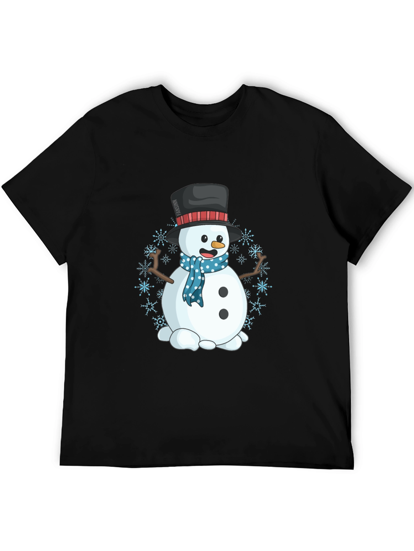 Snowman Graphic Tee - Festive Winter Shirt