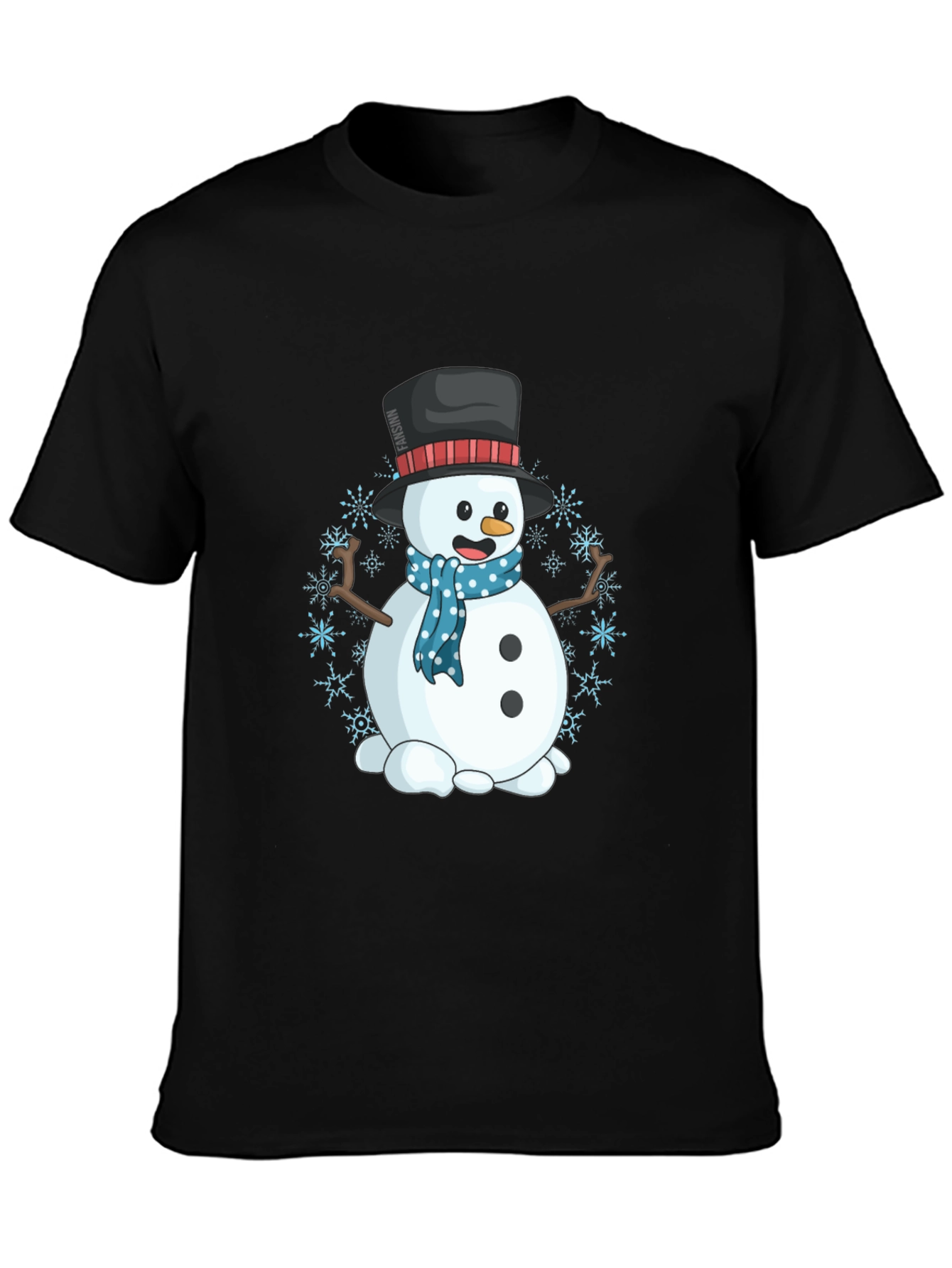 Snowman Graphic Tee - Festive Winter Shirt