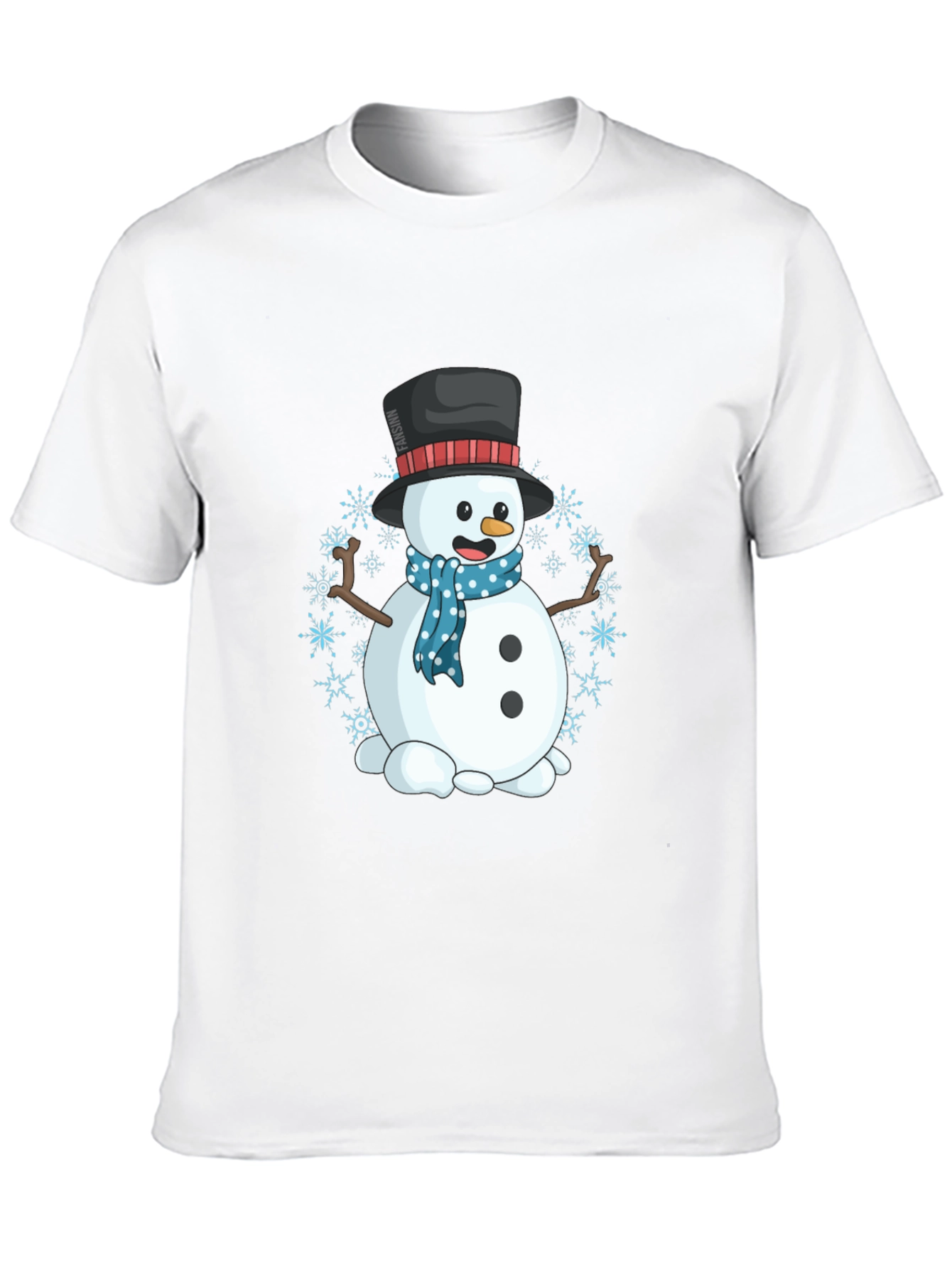 Snowman Graphic Tee - Festive Winter Shirt