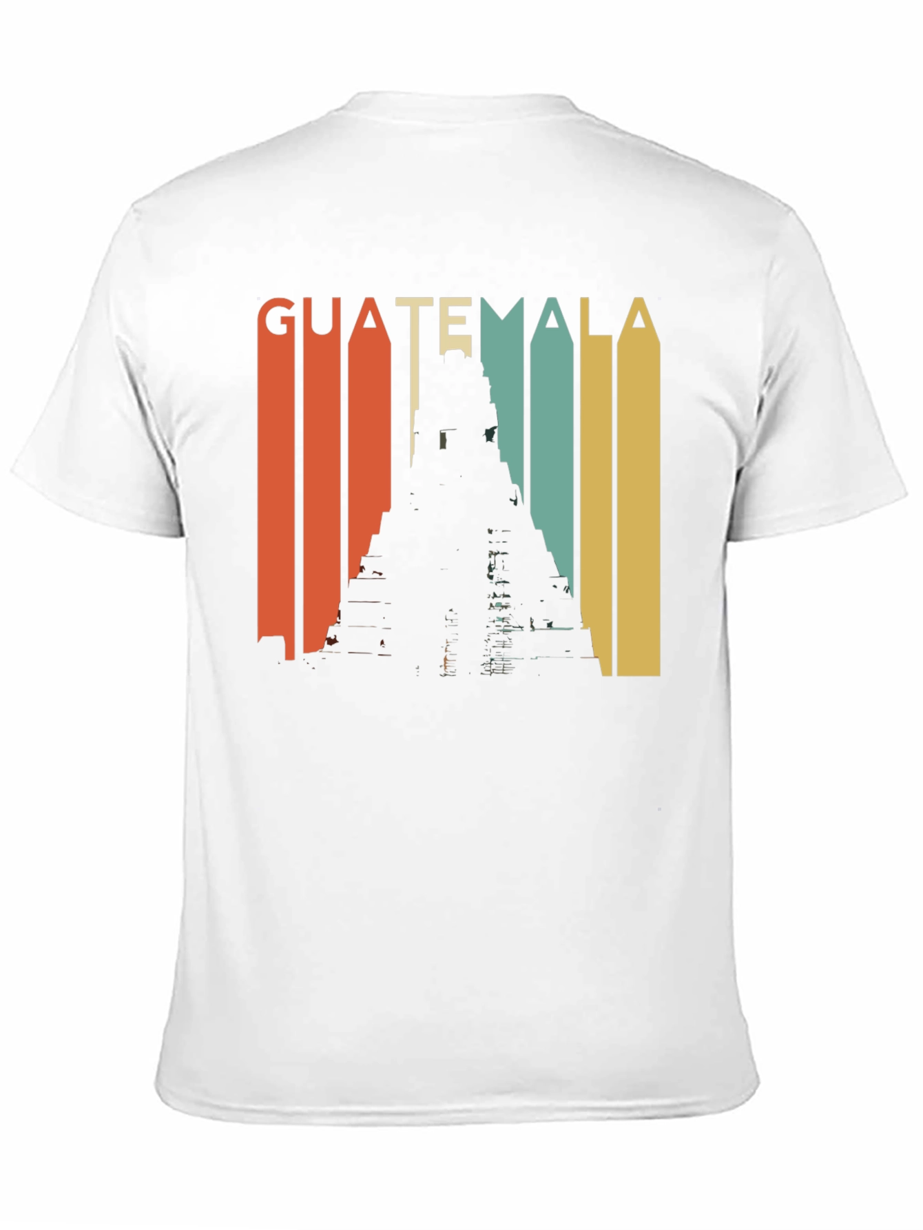 Guatemala Retro Tikal Temple Graphic Tee