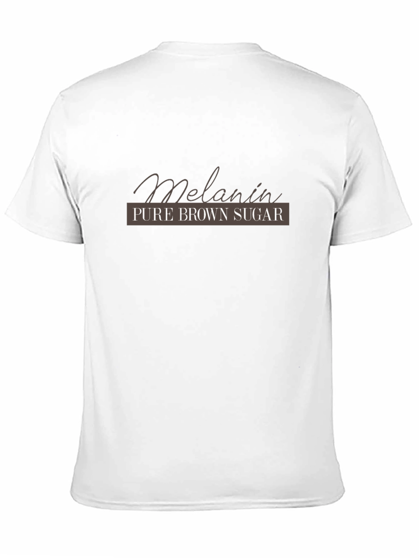 Melanin Pure Brown Sugar Black T-Shirt