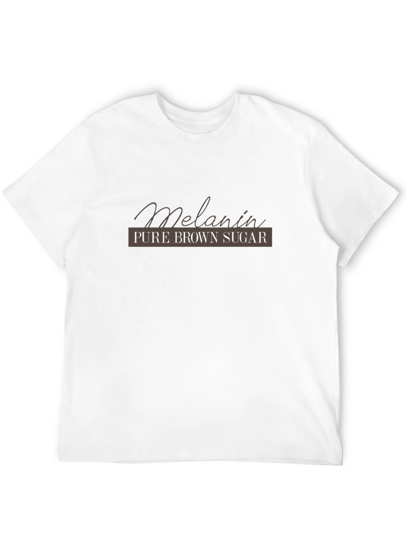 Melanin Pure Brown Sugar Black T-Shirt
