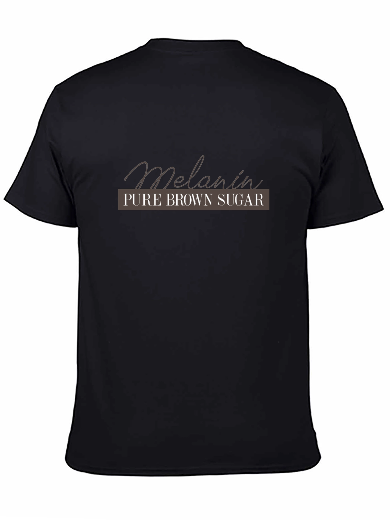 Melanin Pure Brown Sugar Black T-Shirt