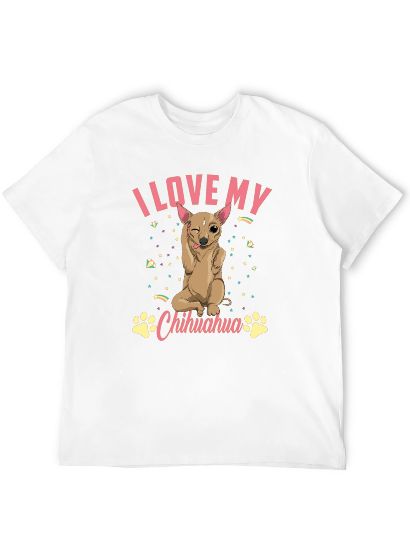 I Love My Chihuahua Graphic T-Shirt