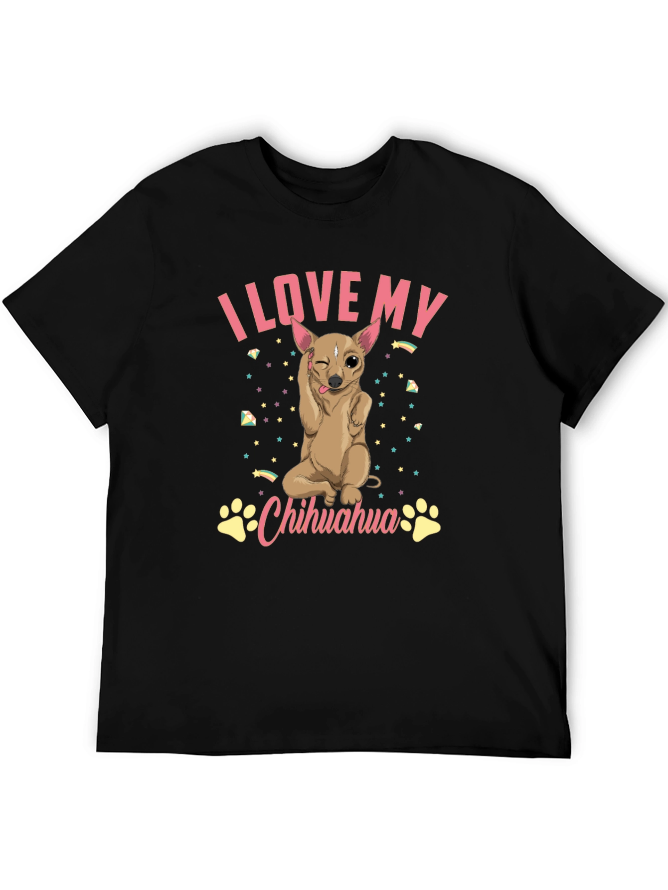 I Love My Chihuahua Graphic T-Shirt