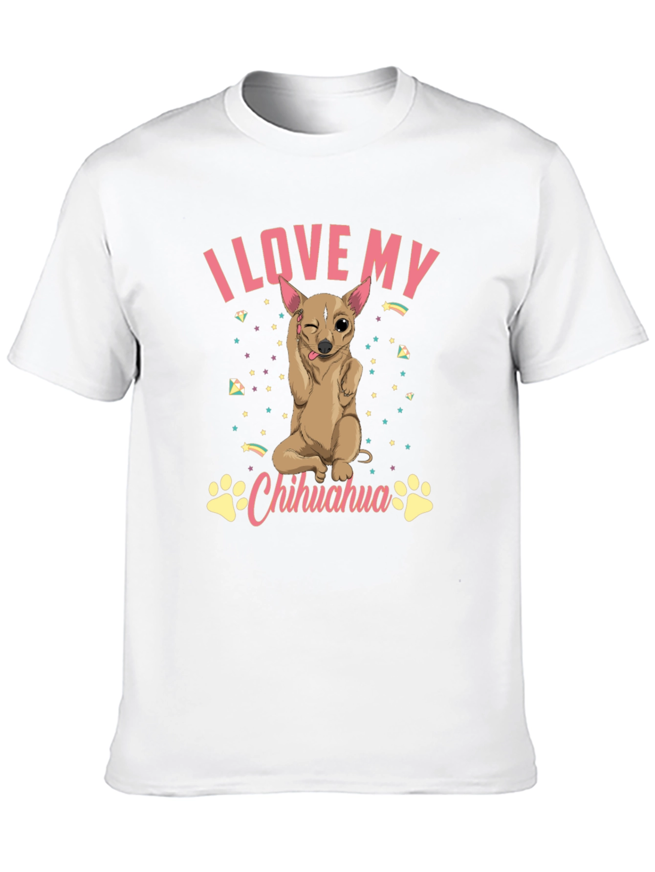 I Love My Chihuahua Graphic T-Shirt