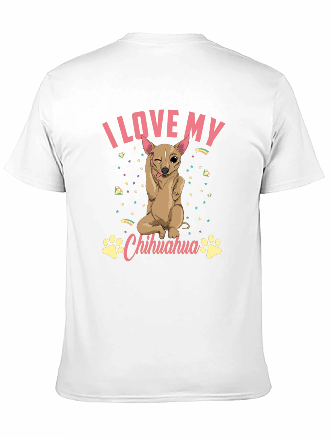 I Love My Chihuahua Graphic T-Shirt