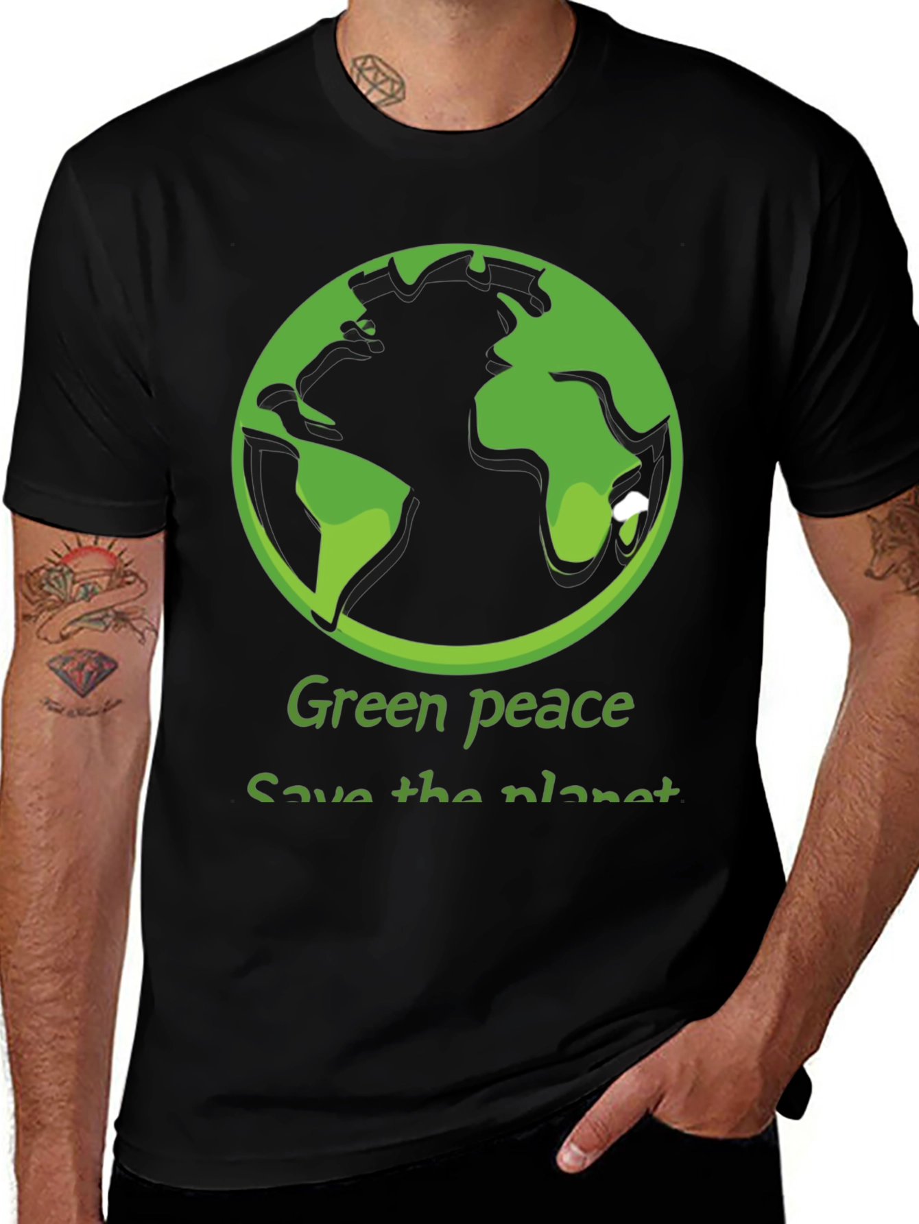 Eco-Friendly Green Peace T-Shirt