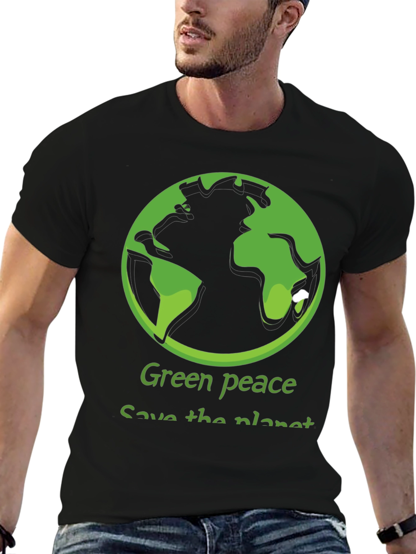 Eco-Friendly Green Peace T-Shirt