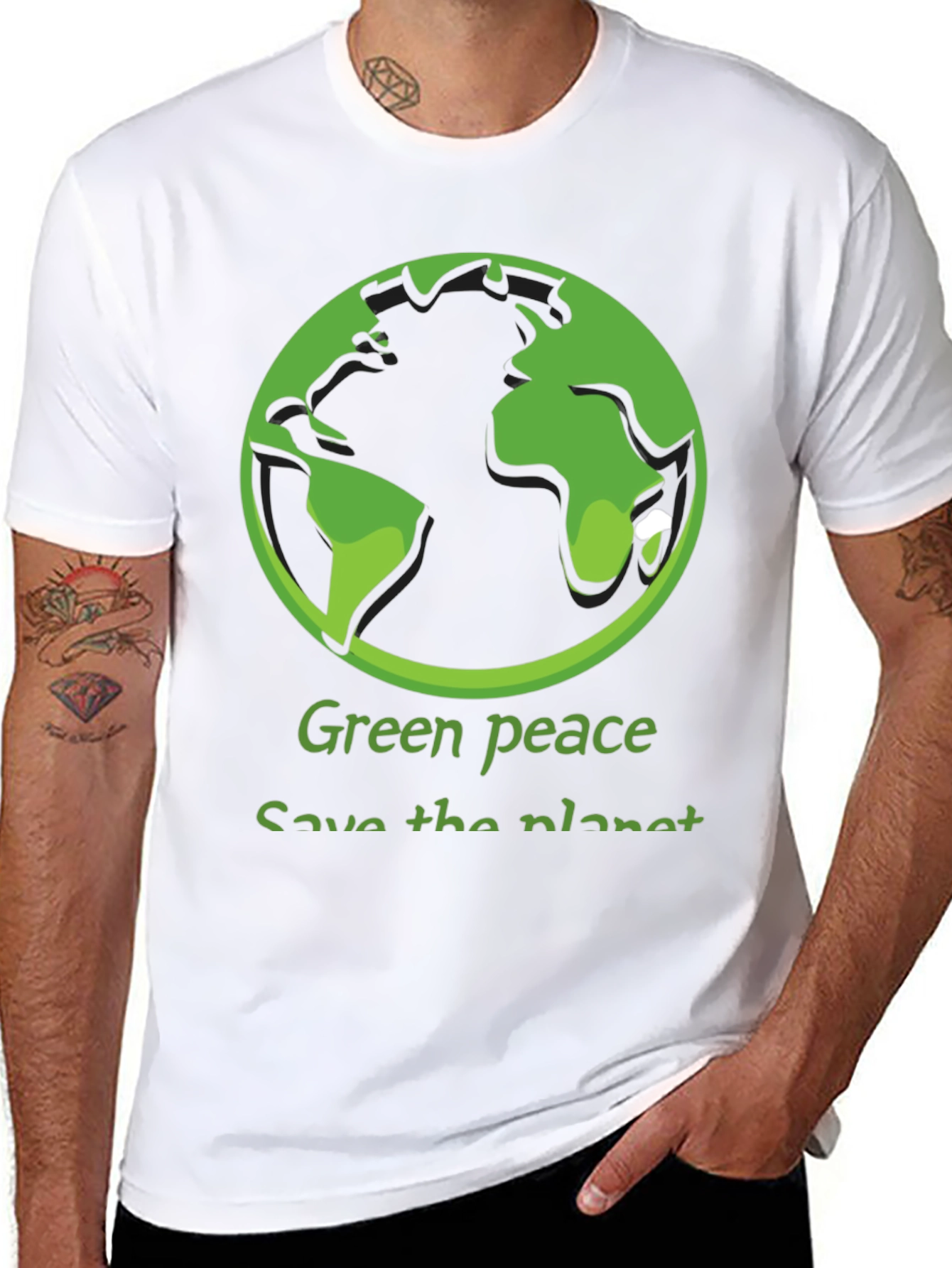 Eco-Friendly Green Peace T-Shirt