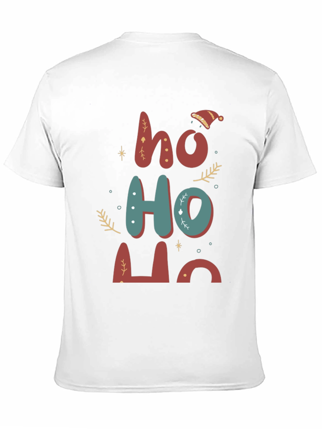 Festive Ho Ho Ho Christmas T-Shirt