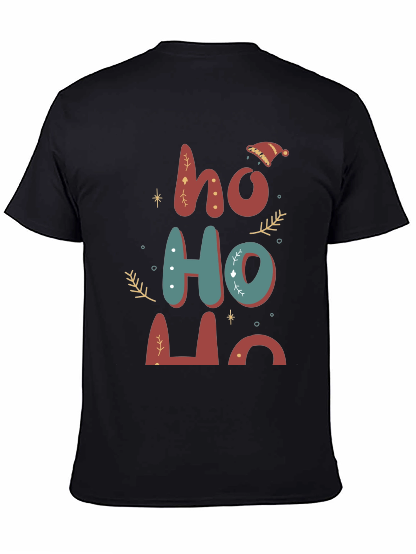 Festive Ho Ho Ho Christmas T-Shirt