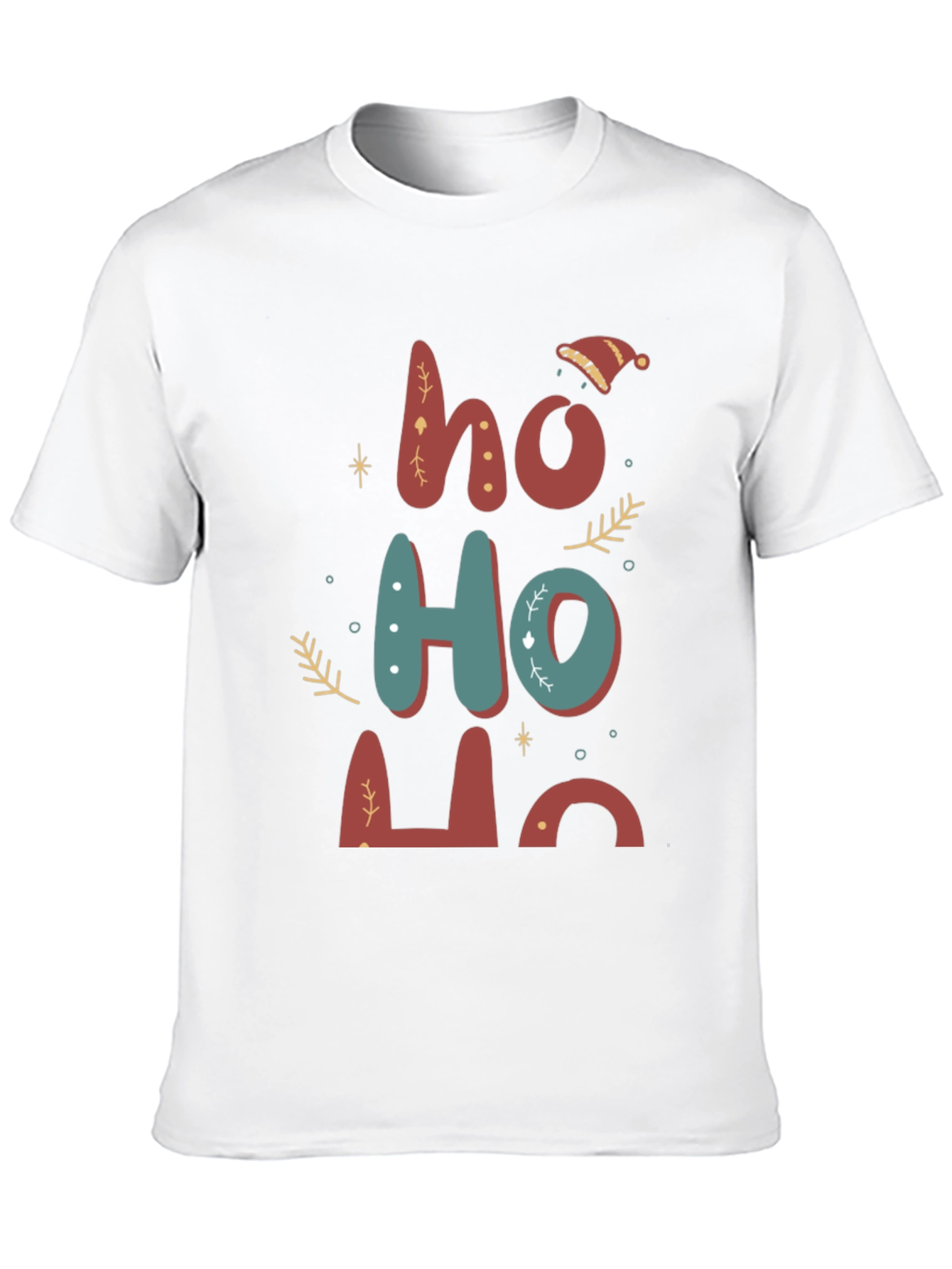 Festive Ho Ho Ho Christmas T-Shirt