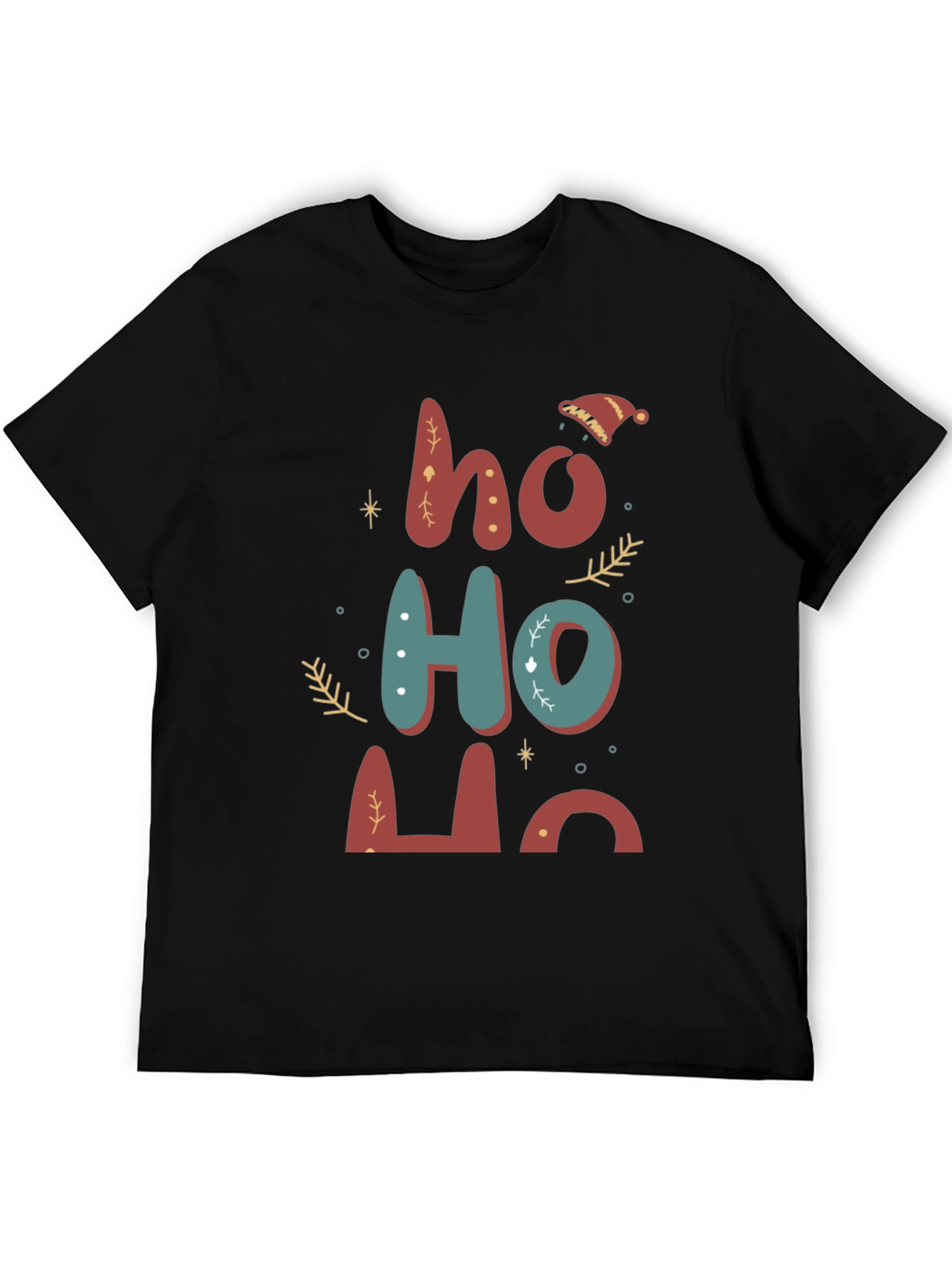 Festive Ho Ho Ho Christmas T-Shirt