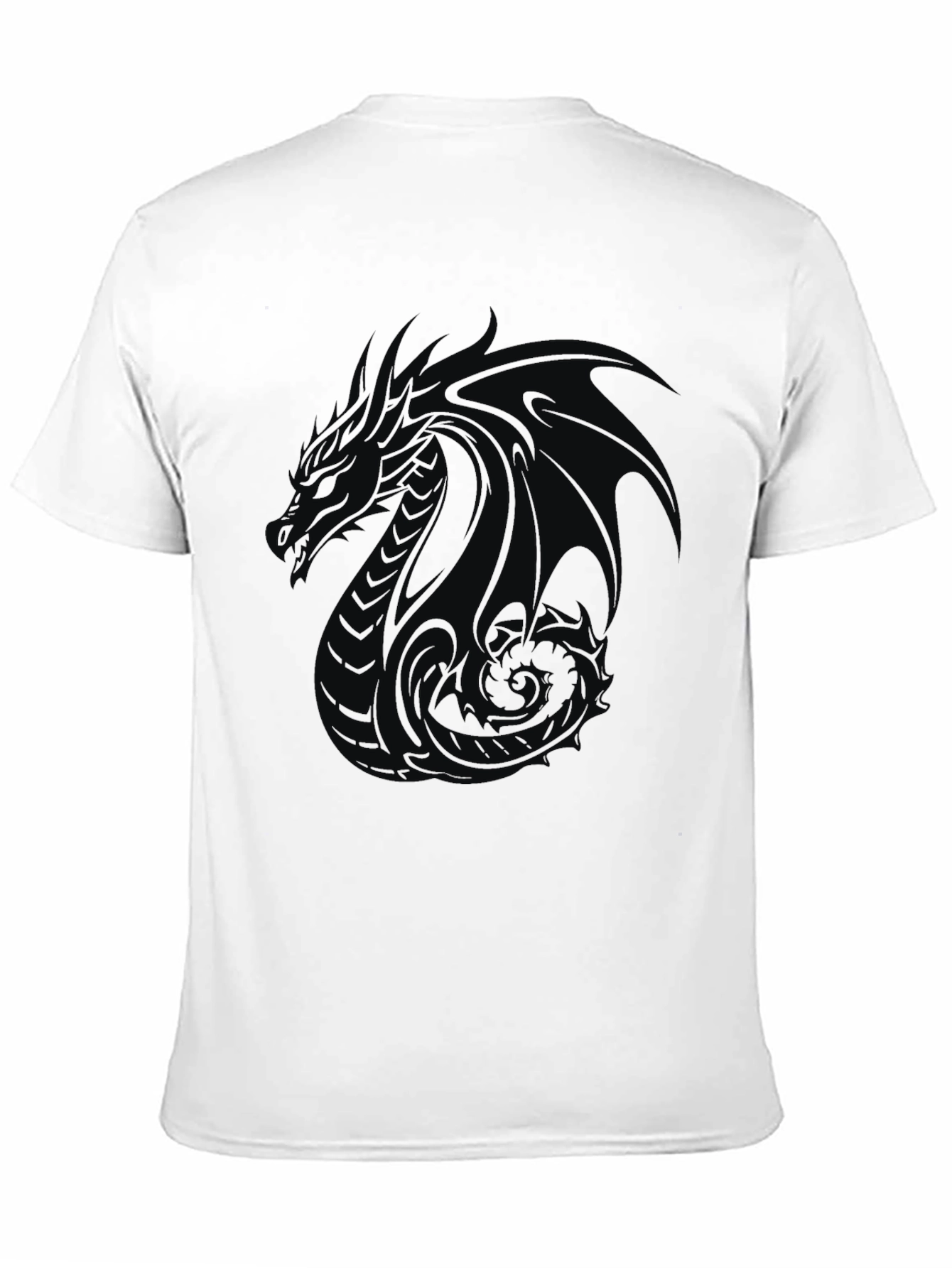 Dragon Graphic Black T-Shirt - Mens Style