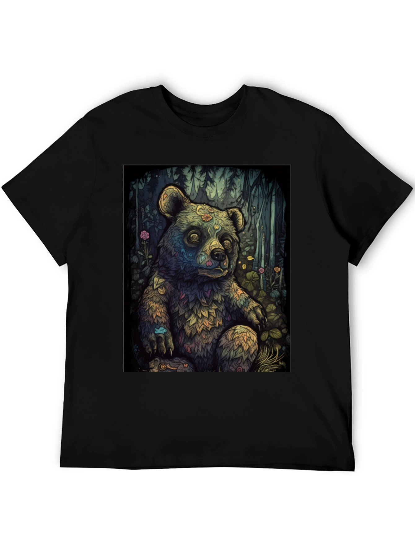 Psychedelic Bear Graphic Tee