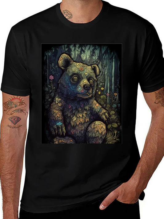 Psychedelic Bear Graphic Tee