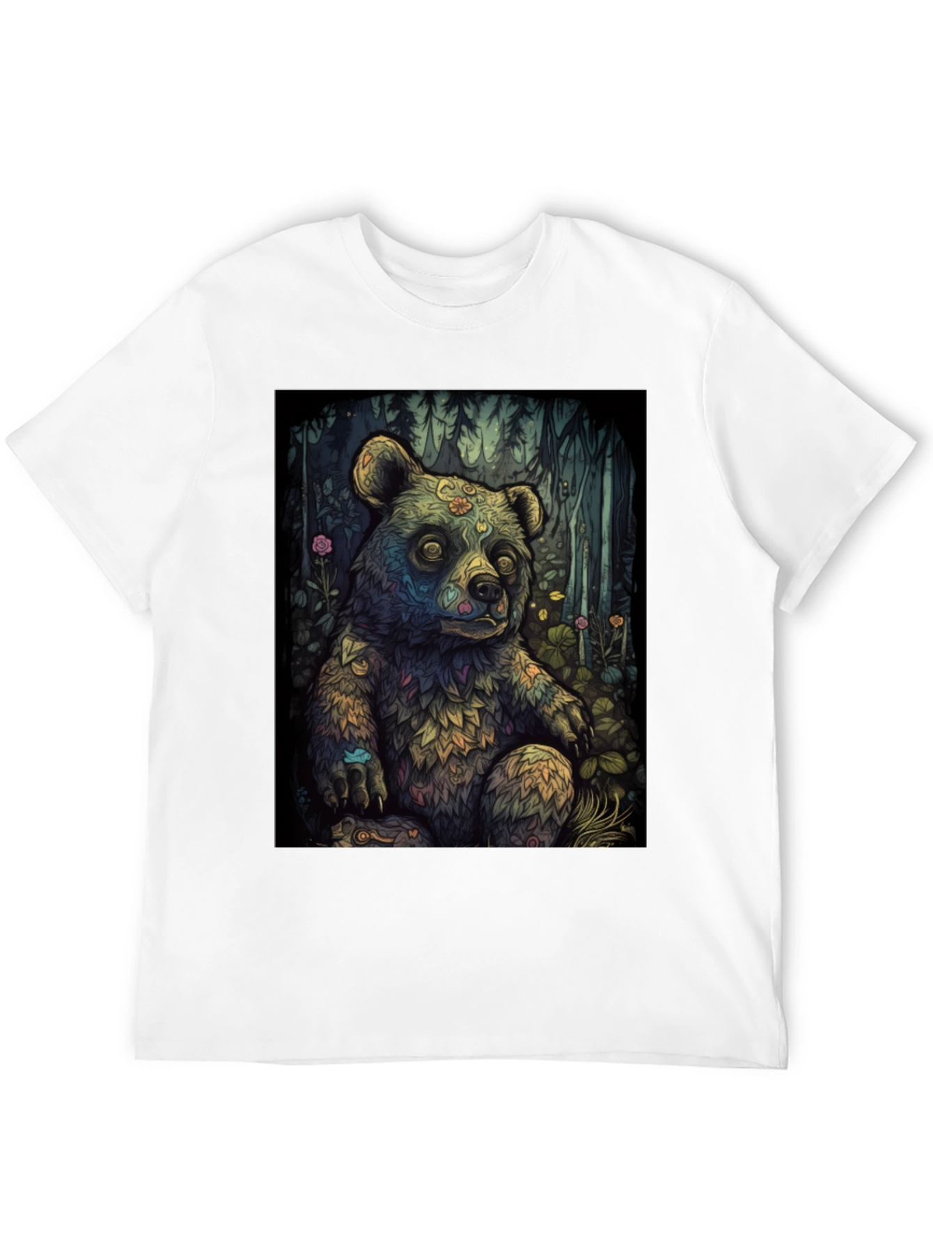 Psychedelic Bear Graphic Tee