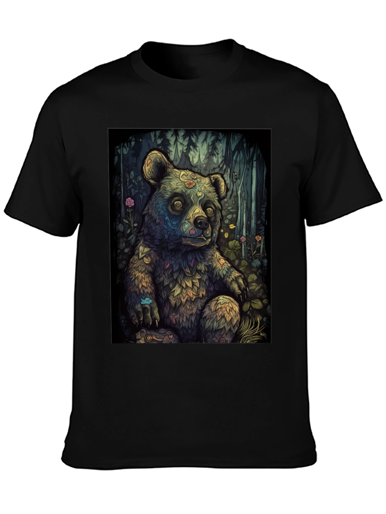 Psychedelic Bear Graphic Tee