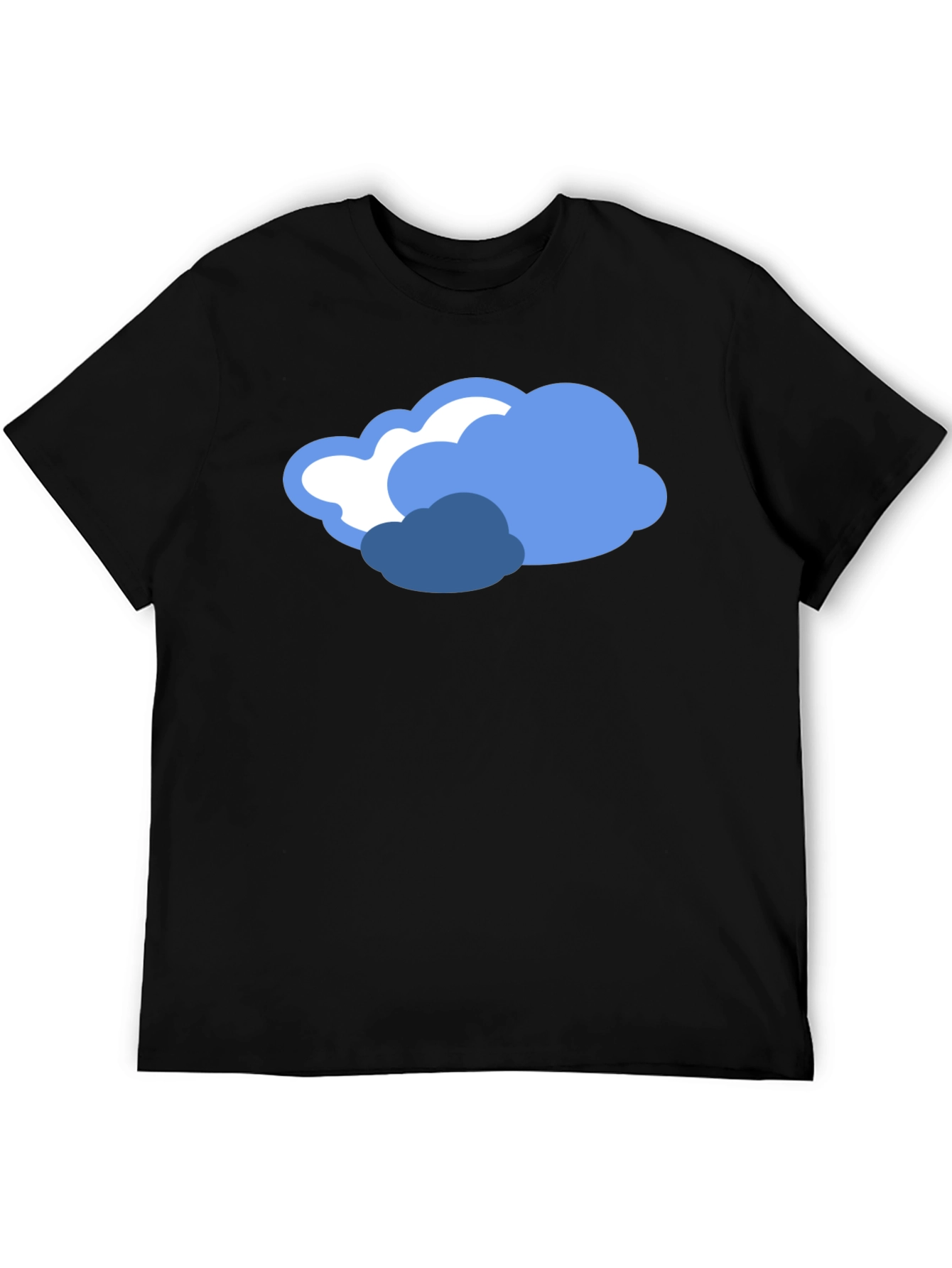 Cloud Graphic Black T-Shirt