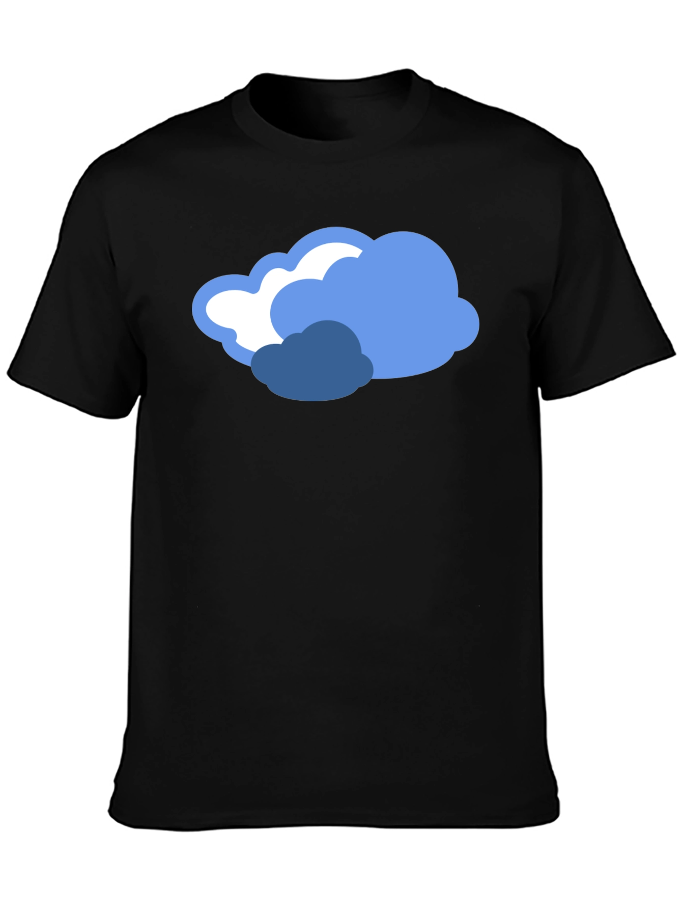 Cloud Graphic Black T-Shirt
