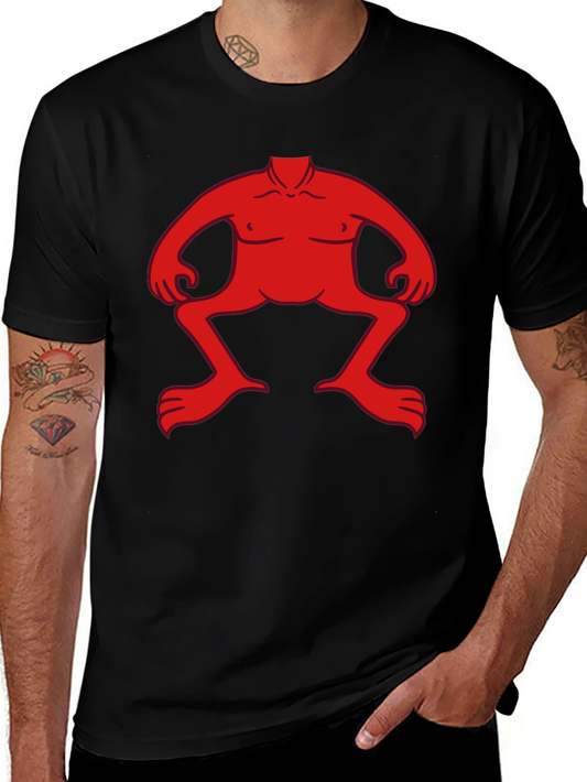 Red Figure Black T-Shirt
