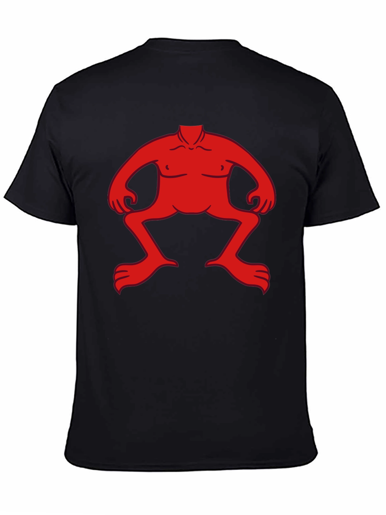 Red Figure Black T-Shirt