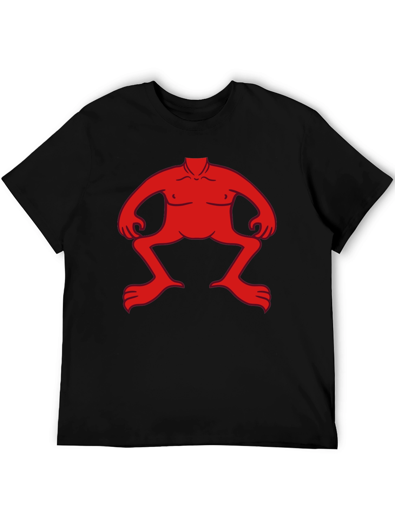 Red Figure Black T-Shirt