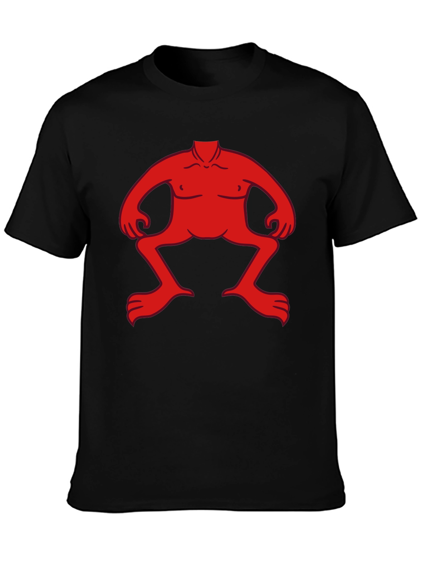 Red Figure Black T-Shirt