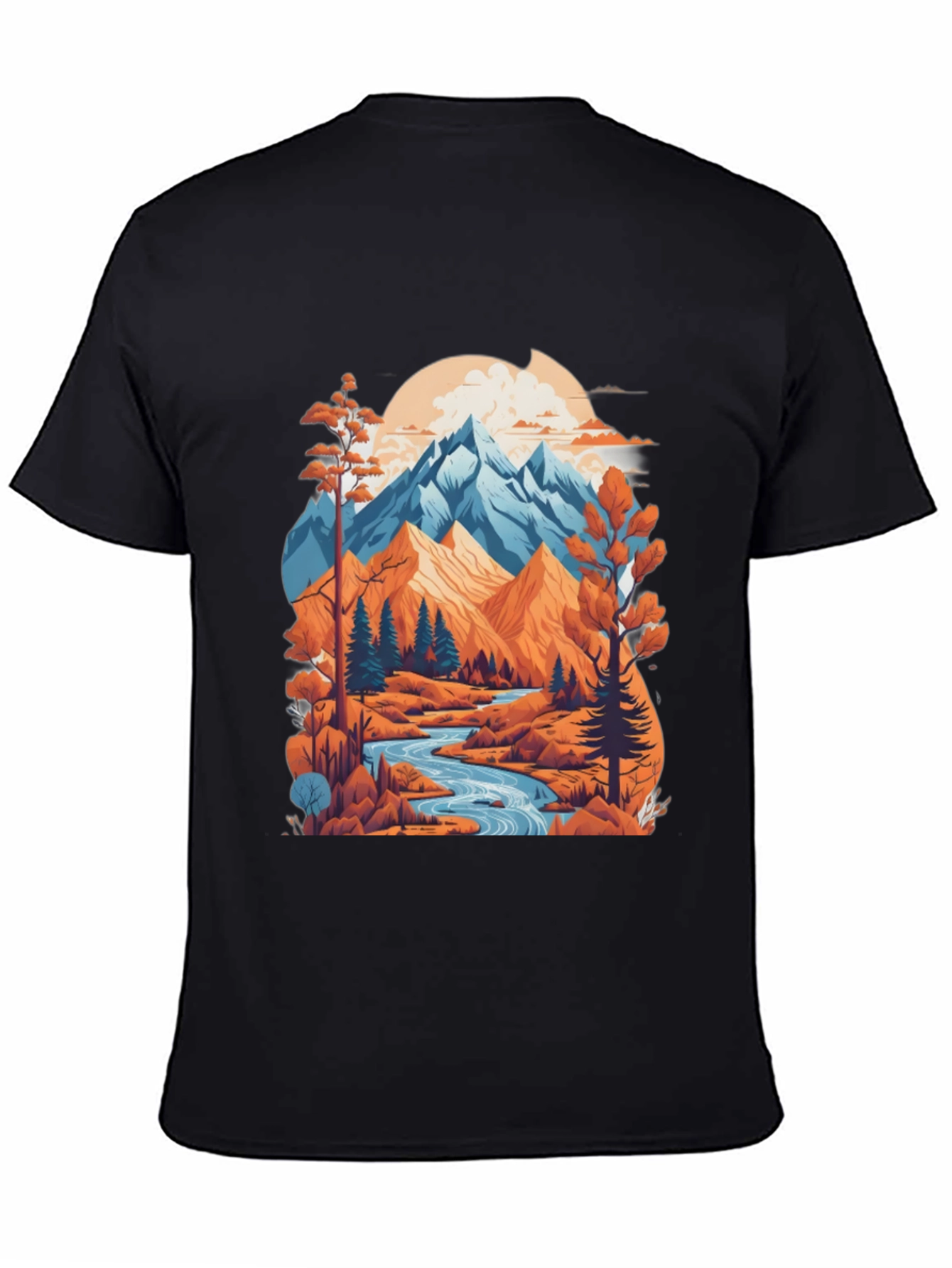 Mountain River Graphic Tee