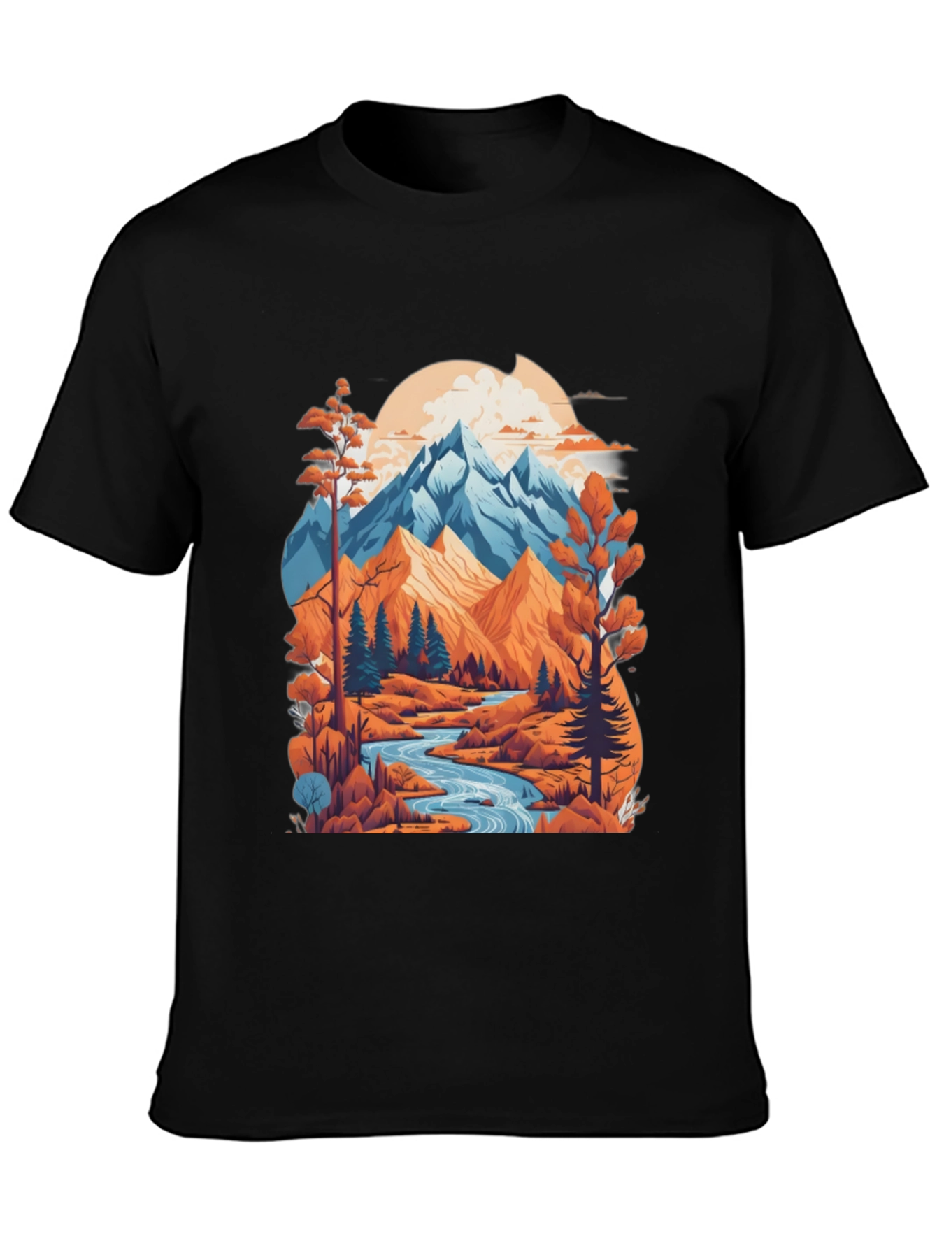 Mountain River Graphic Tee