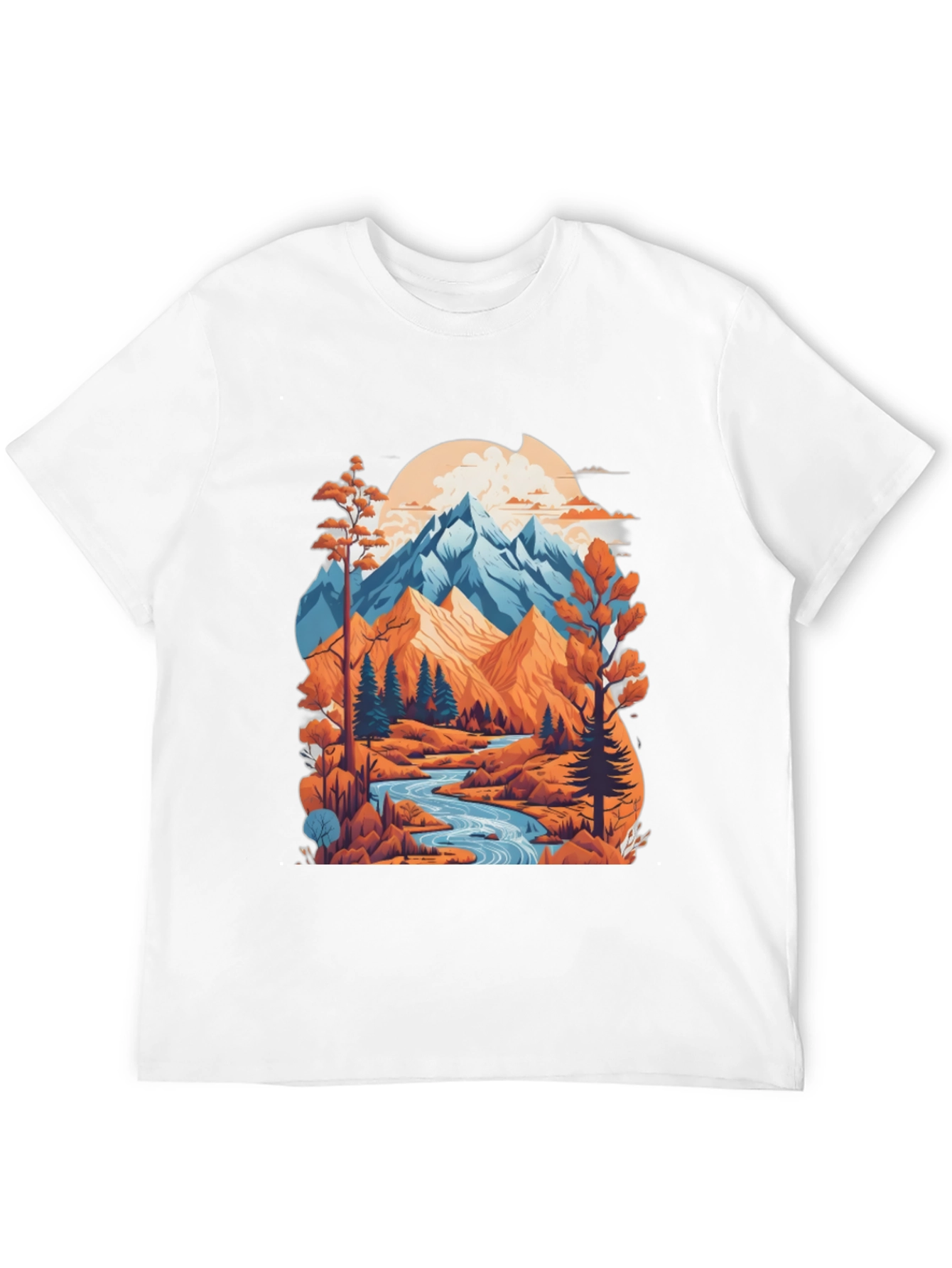 Mountain River Graphic Tee