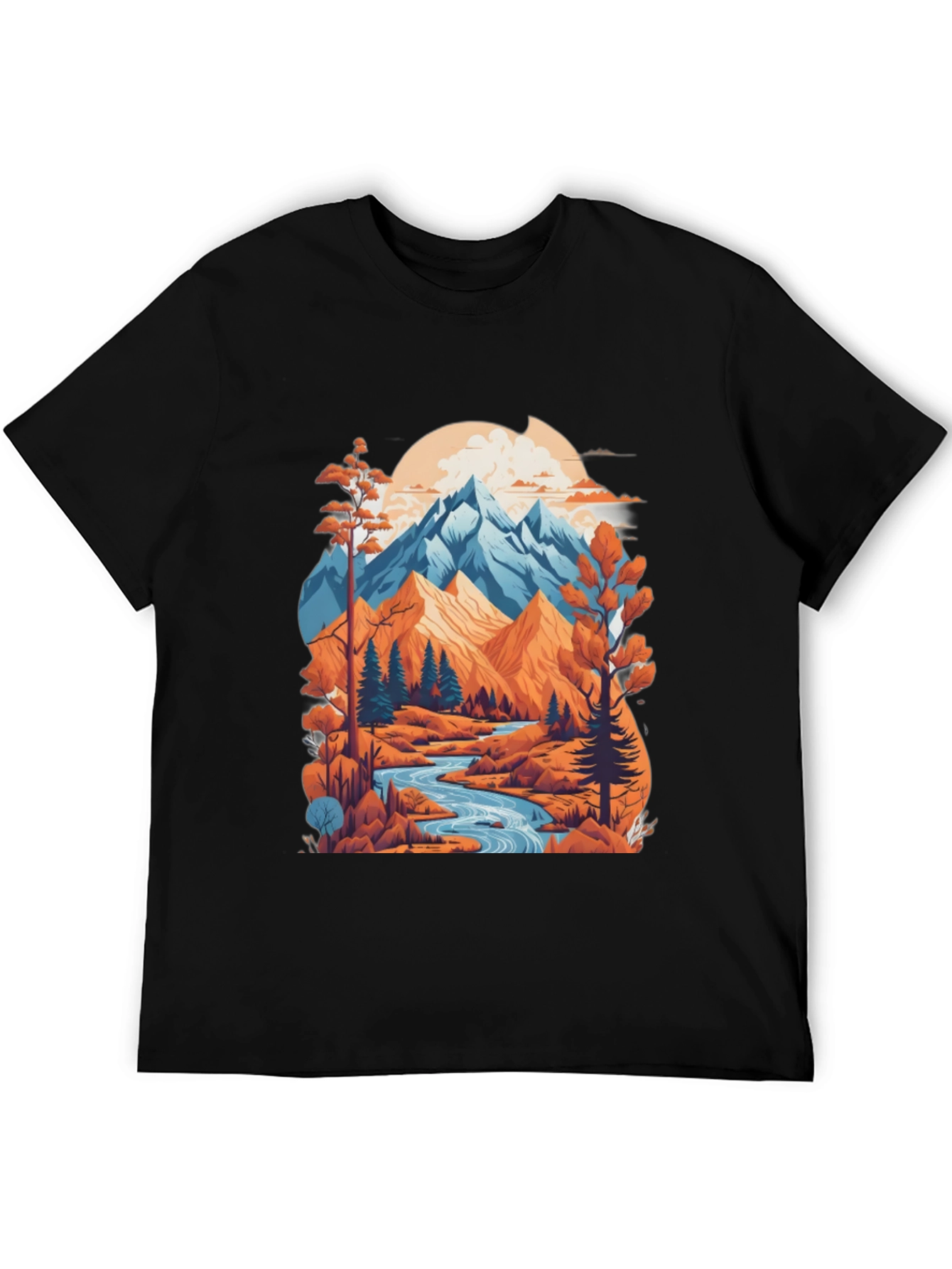 Mountain River Graphic Tee