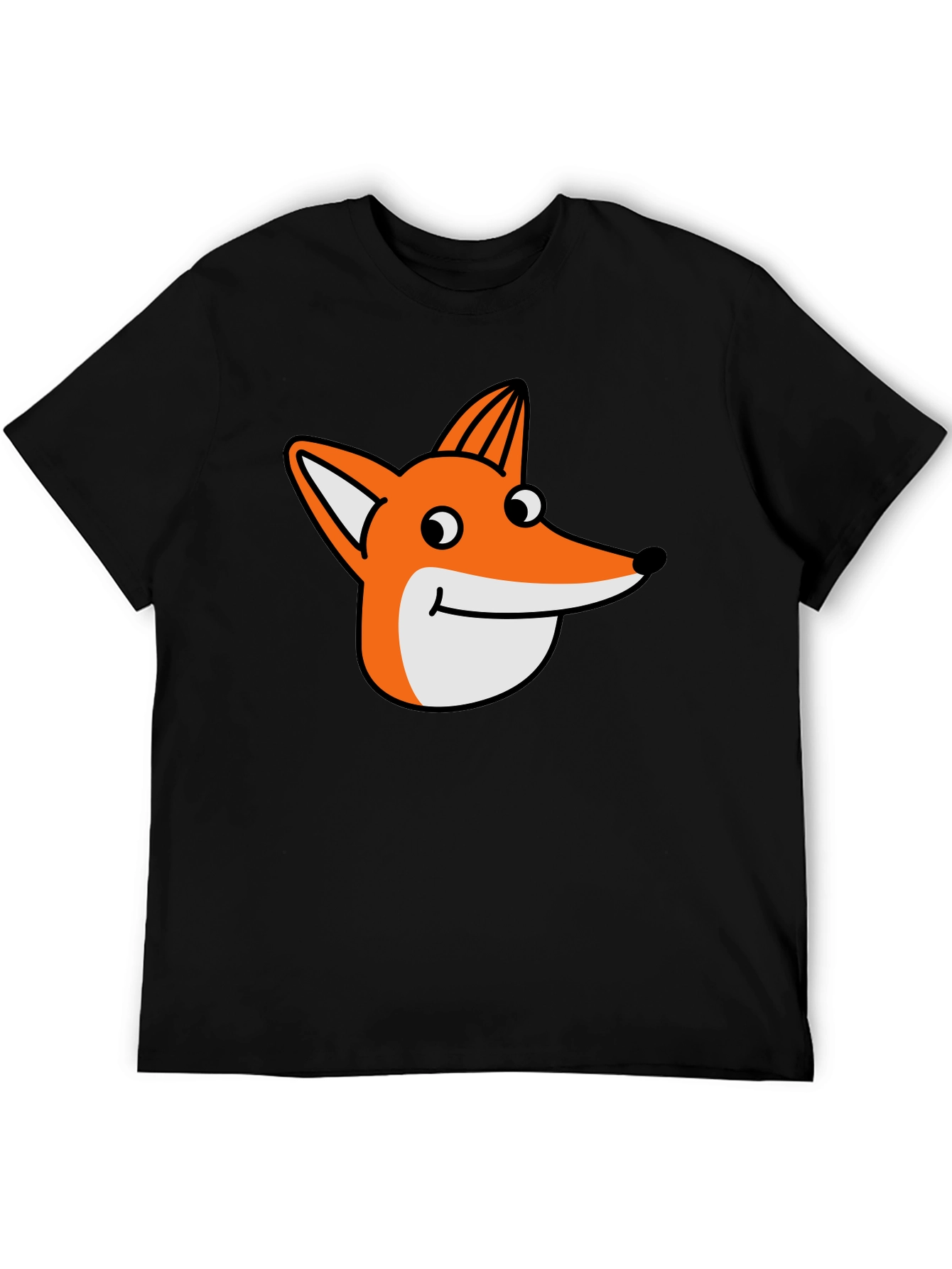 Fox Graphic T-Shirt - Mens Black Tee