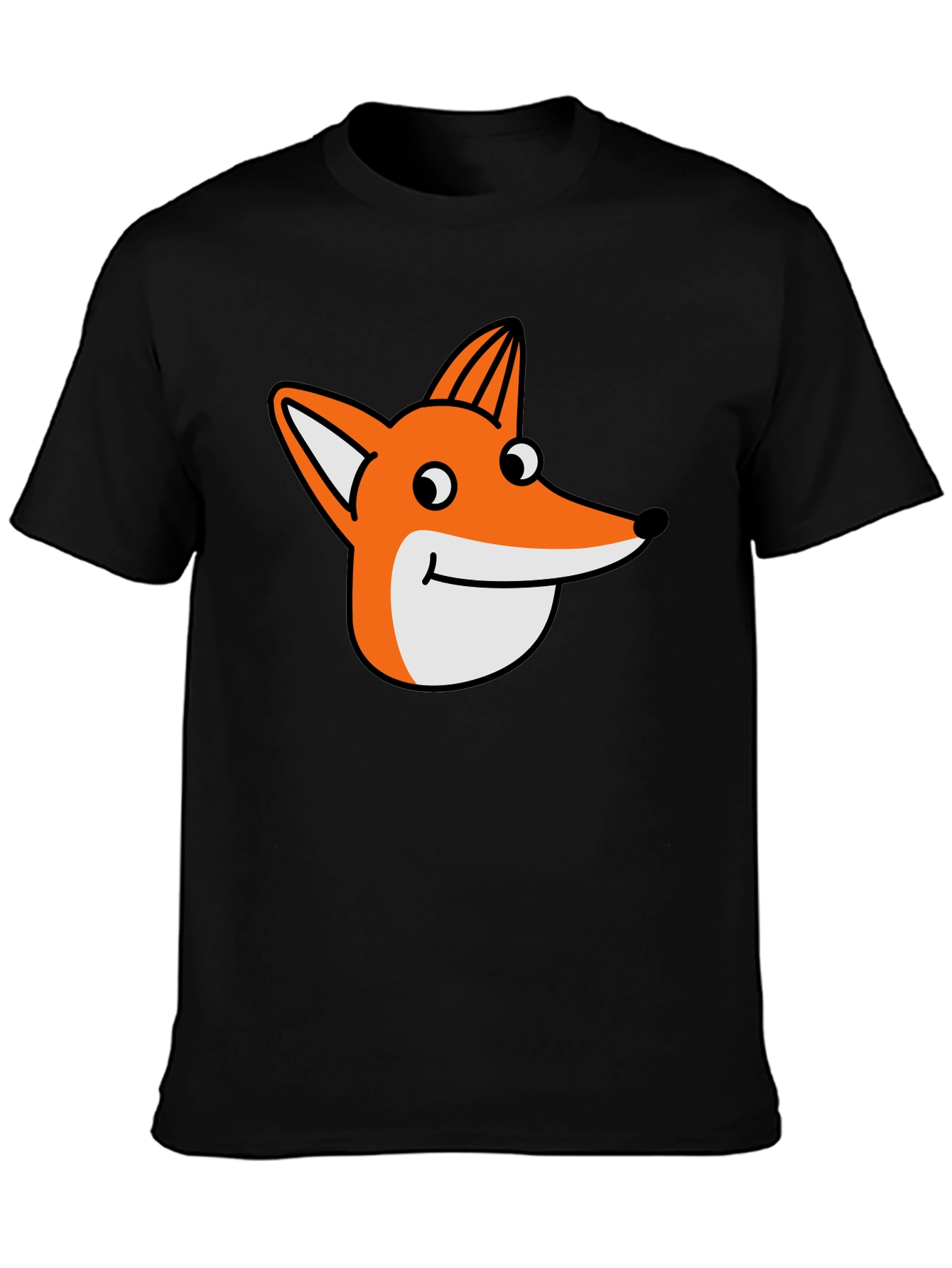 Fox Graphic T-Shirt - Mens Black Tee