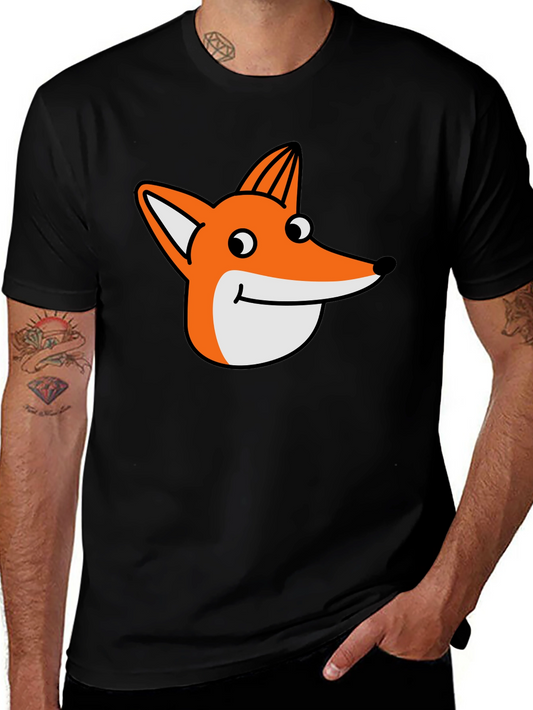 Fox Graphic T-Shirt - Mens Black Tee