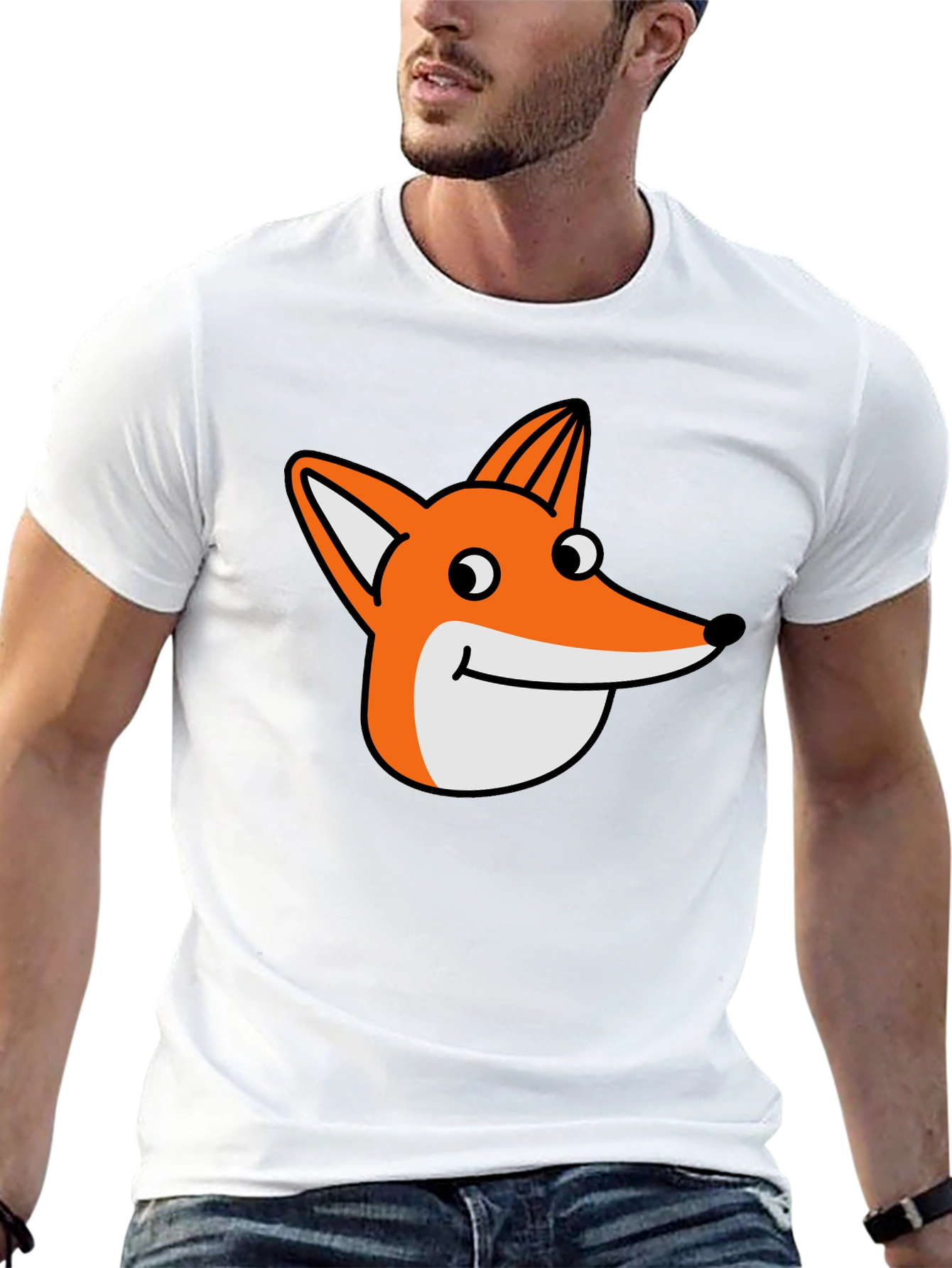 Fox Graphic T-Shirt - Mens Black Tee