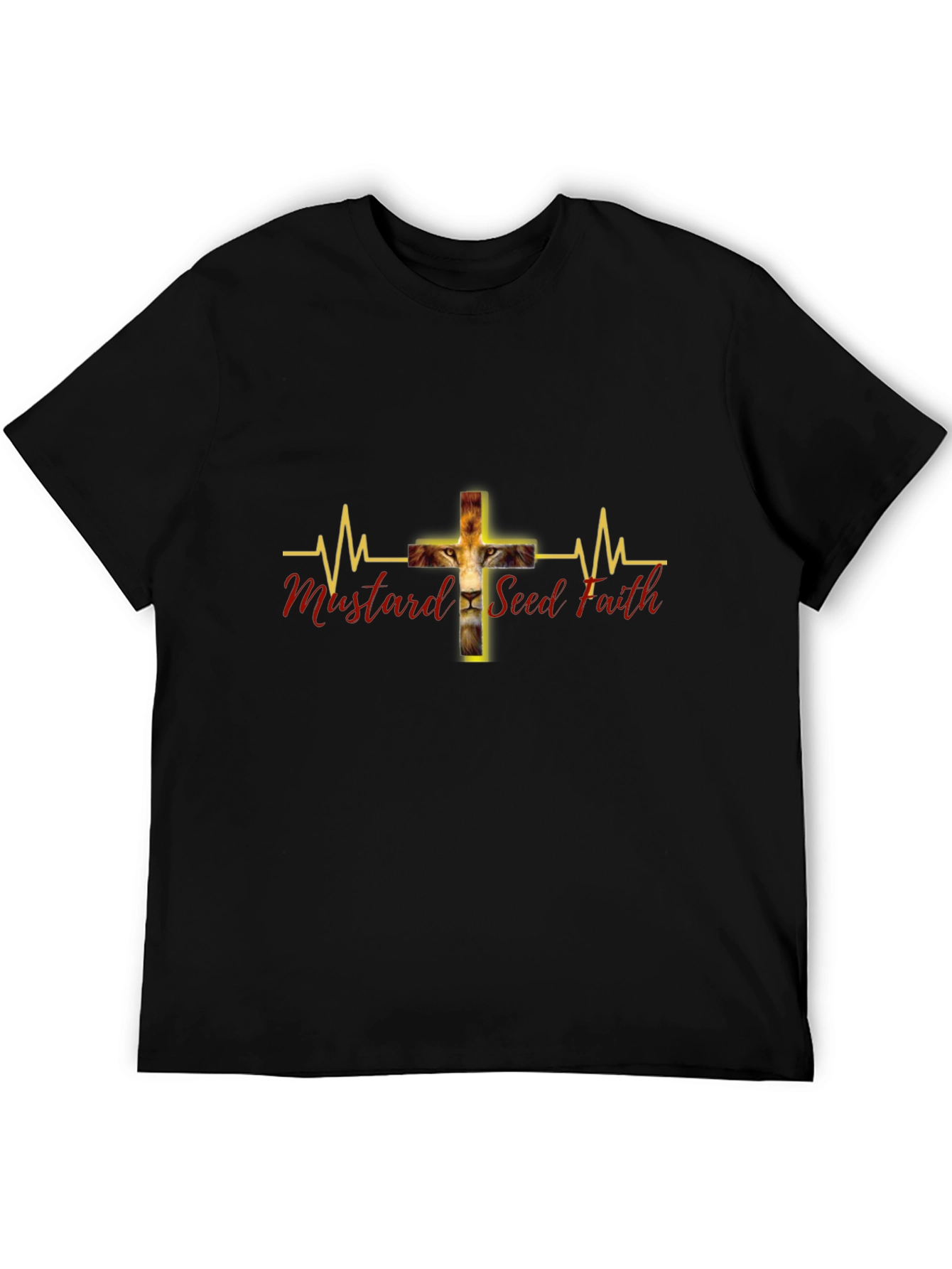 Mustard Seed Faith Lion Cross Graphic Tee
