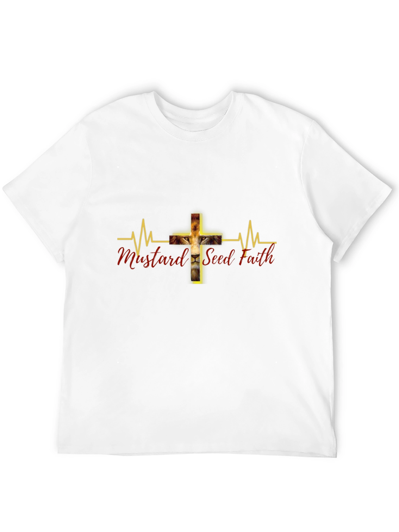 Mustard Seed Faith Lion Cross Graphic Tee