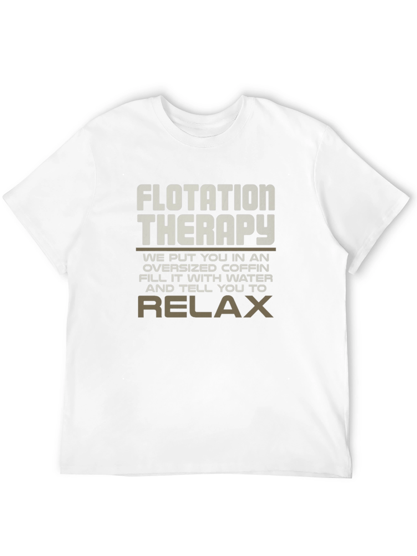 Flotation Therapy Oversized Coffin T-Shirt
