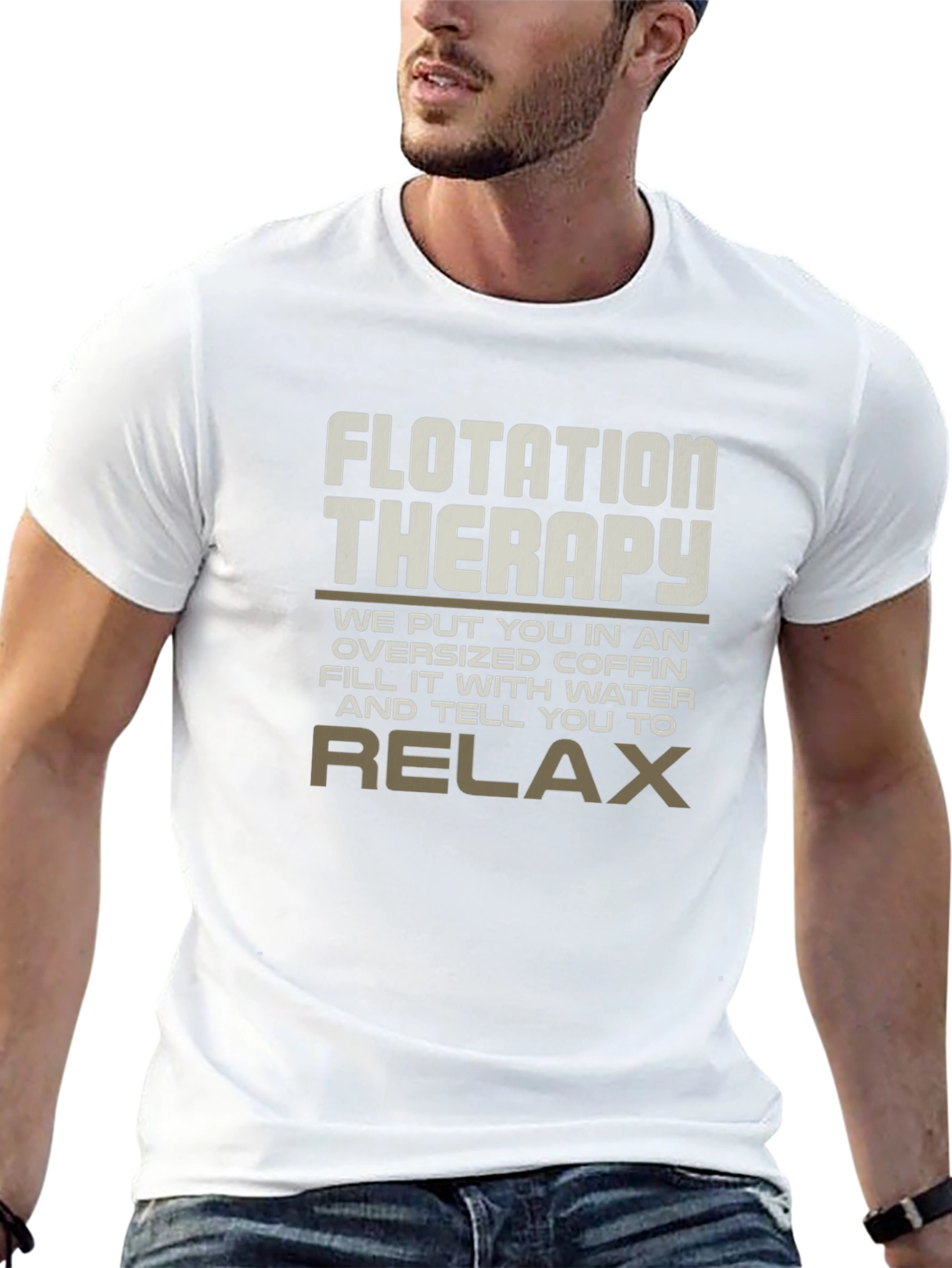 Flotation Therapy Oversized Coffin T-Shirt