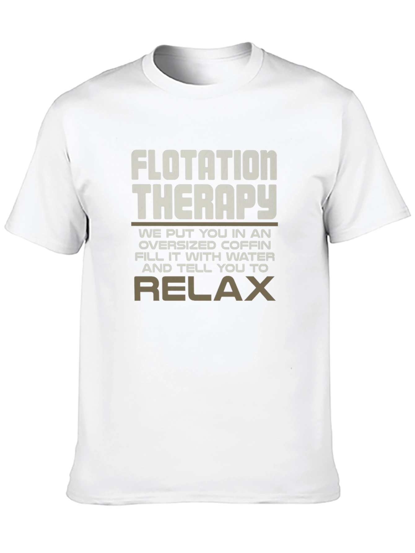 Flotation Therapy Oversized Coffin T-Shirt