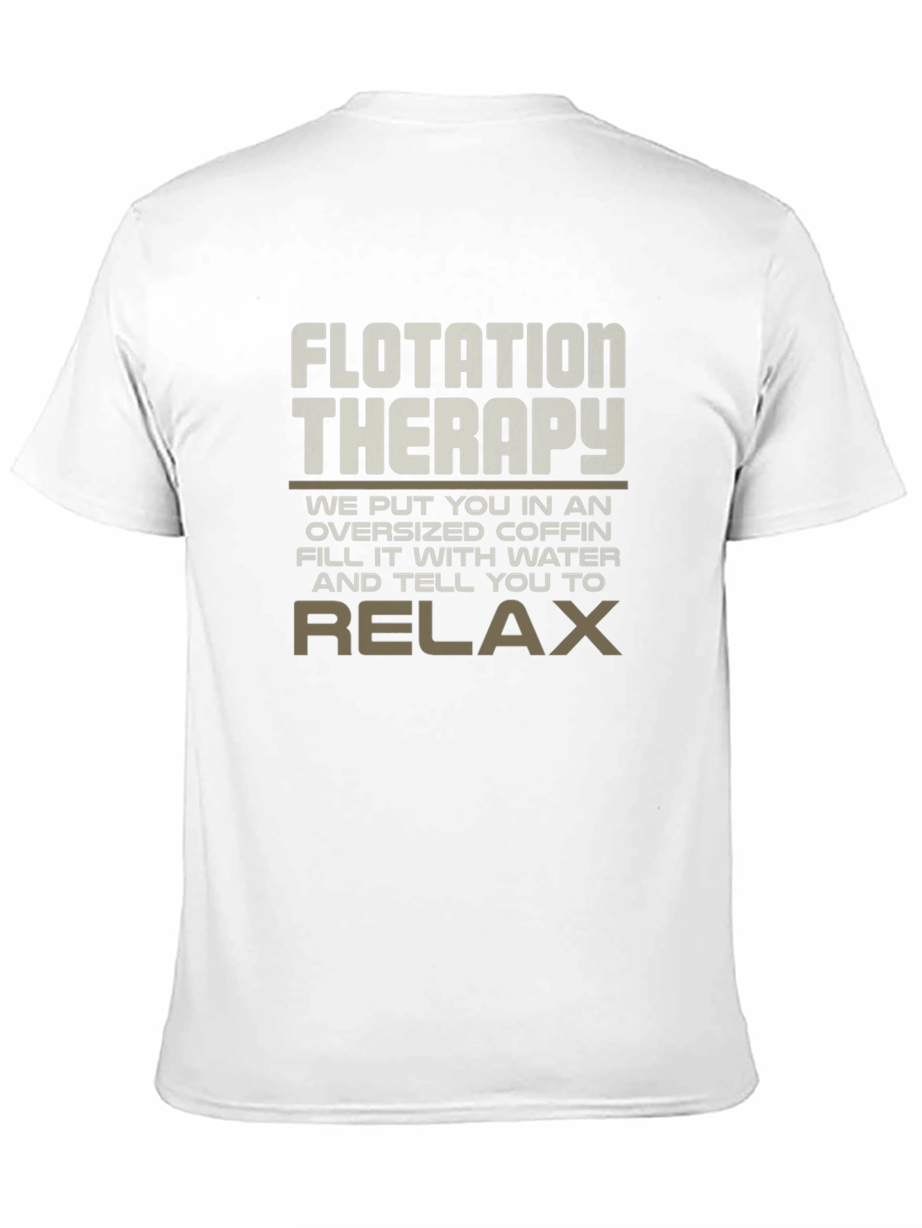 Flotation Therapy Oversized Coffin T-Shirt