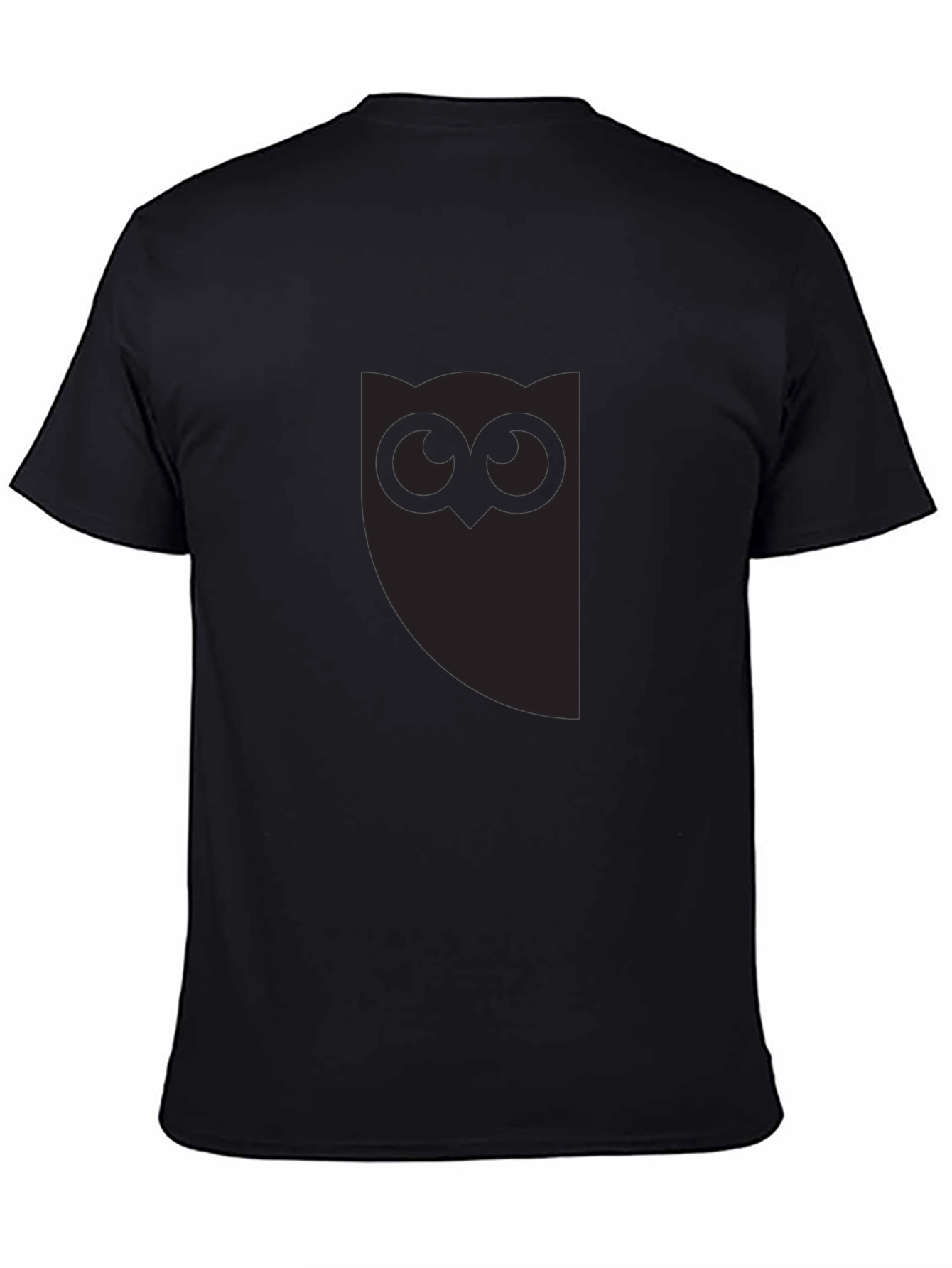 Mens Black Owl Graphic Tee - Stylish Casual Wear