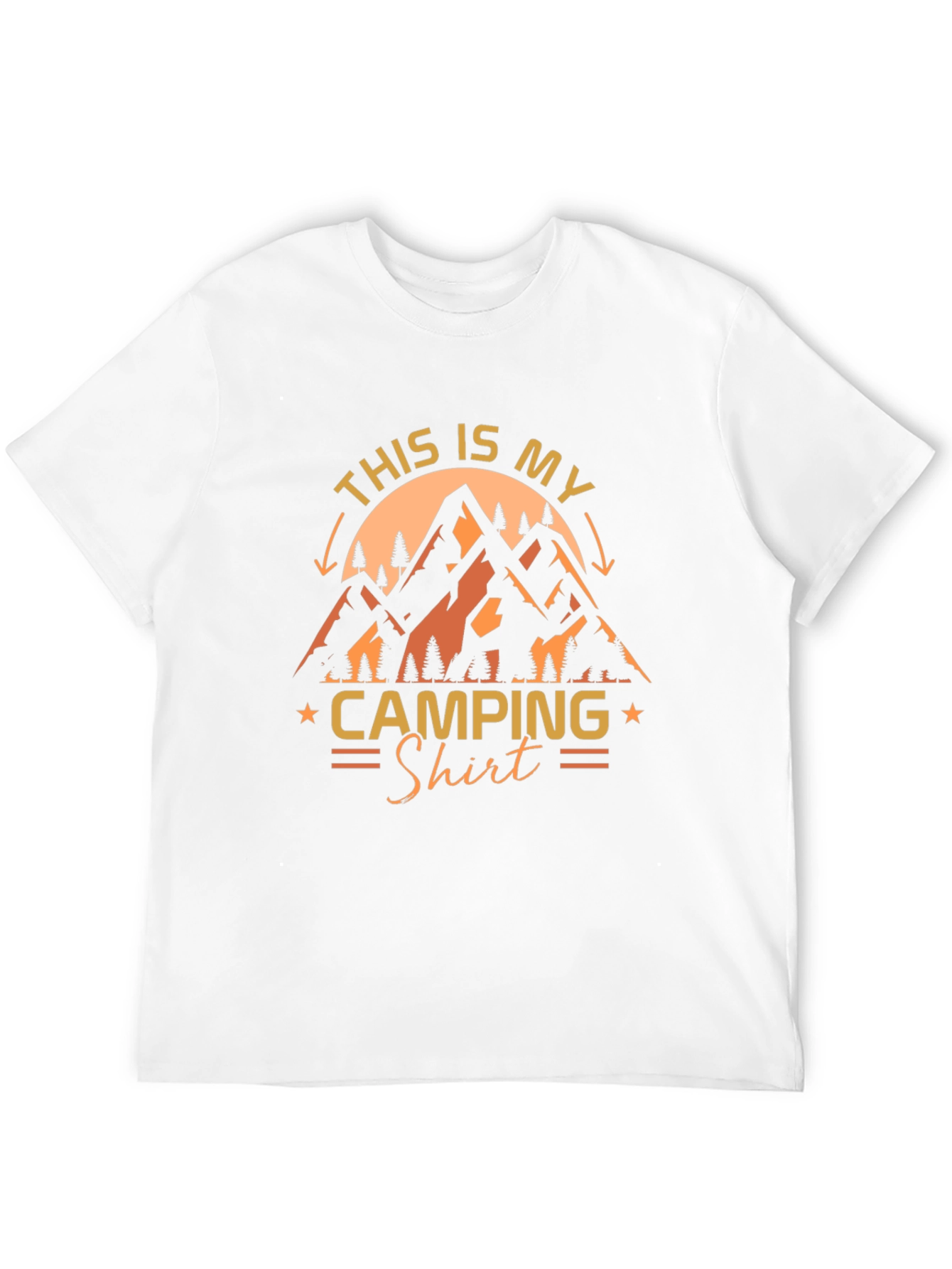 Camping Shirt - Mountain Graphic Tee